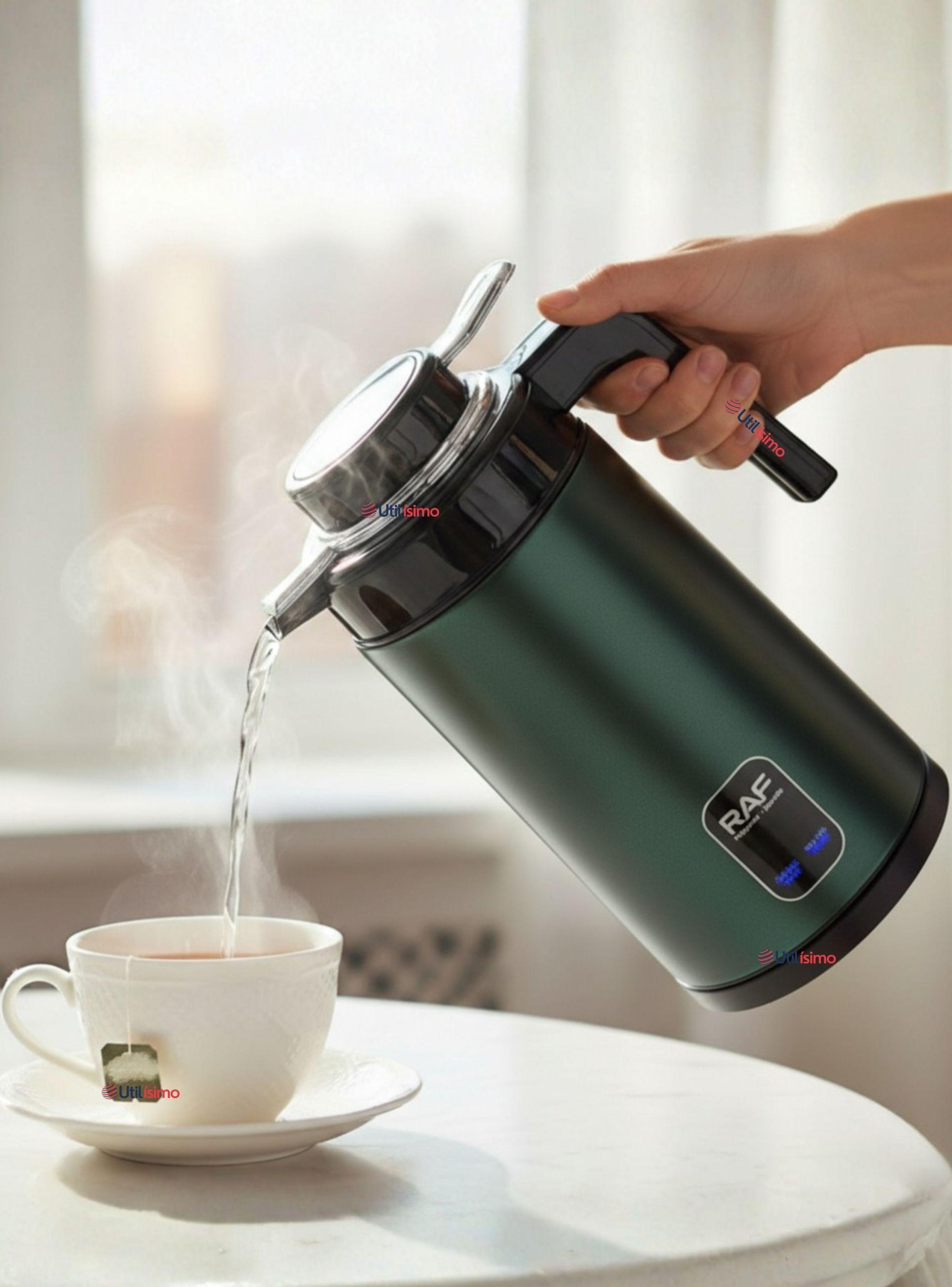 Hervidor Termo Eléctrico RAF 1360W Capacidad 2 Litros Color Verde-0