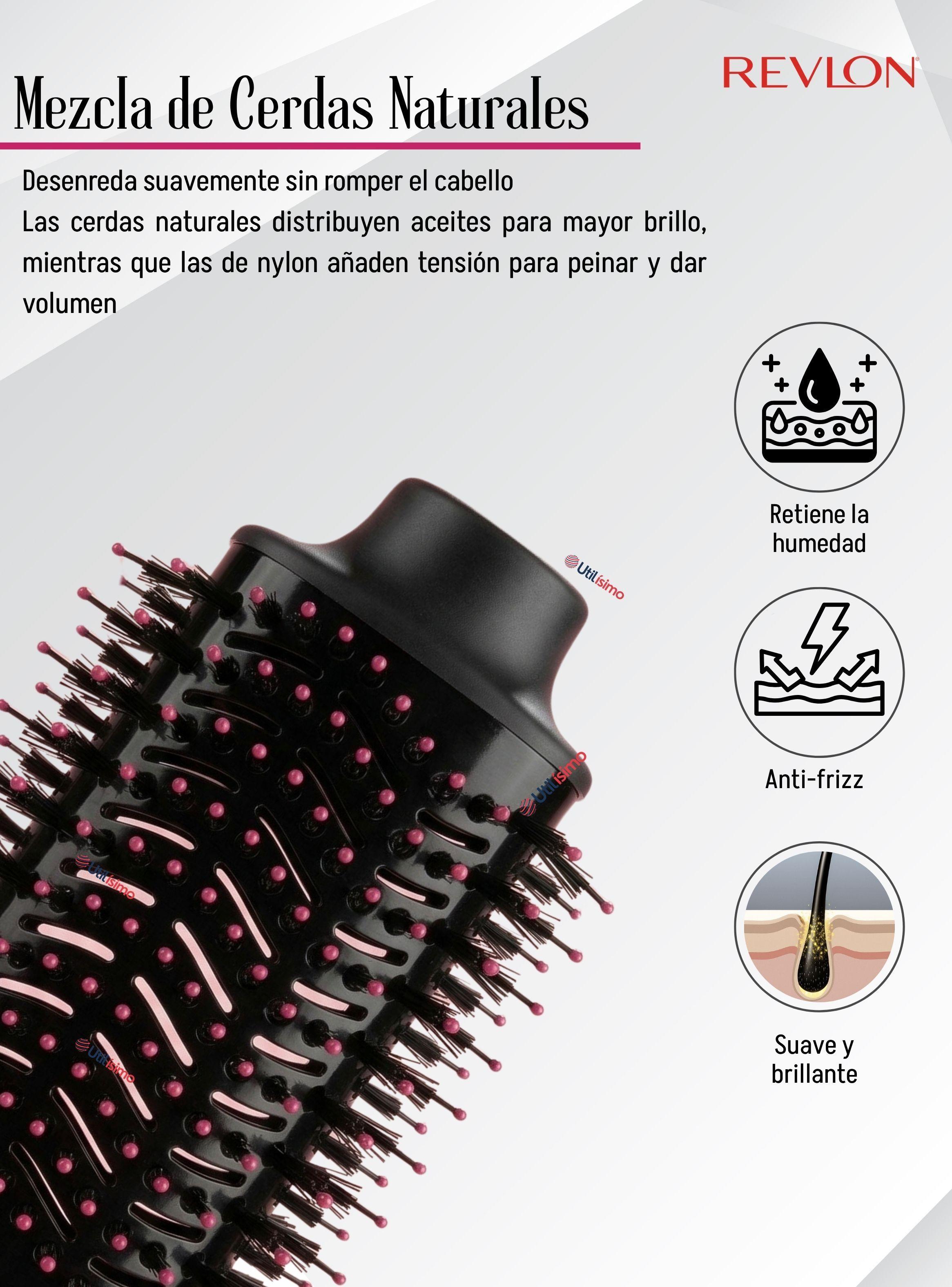 Cepillo Secador Alisador One Step Voluminizador Revlon 800W-5