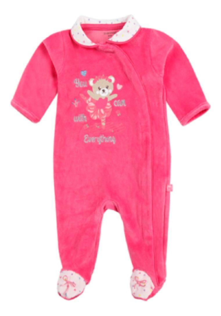 Enterito Bebe Niña Pijama Tedmimak Plush-0