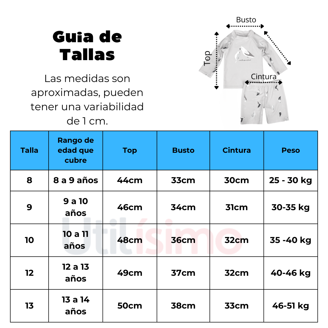 TRAJE DE BAÑO 2 PIEZAS MANGA LARGA NIÑO JUMP KIDS-3