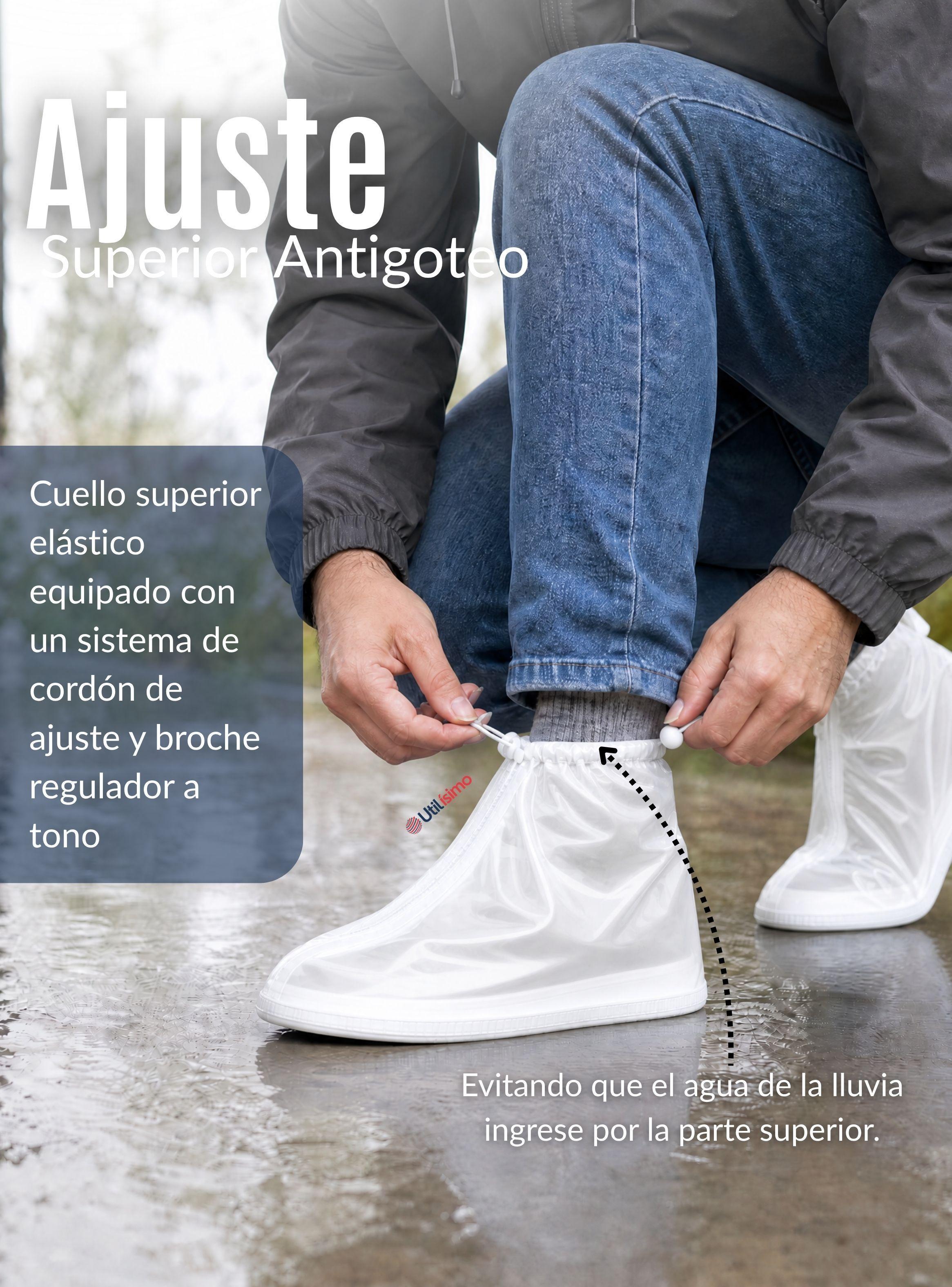 Pack 3 Pares Fundas Cubre Calzado Impermeables Aislante Lluvia Hombre Surtido-7