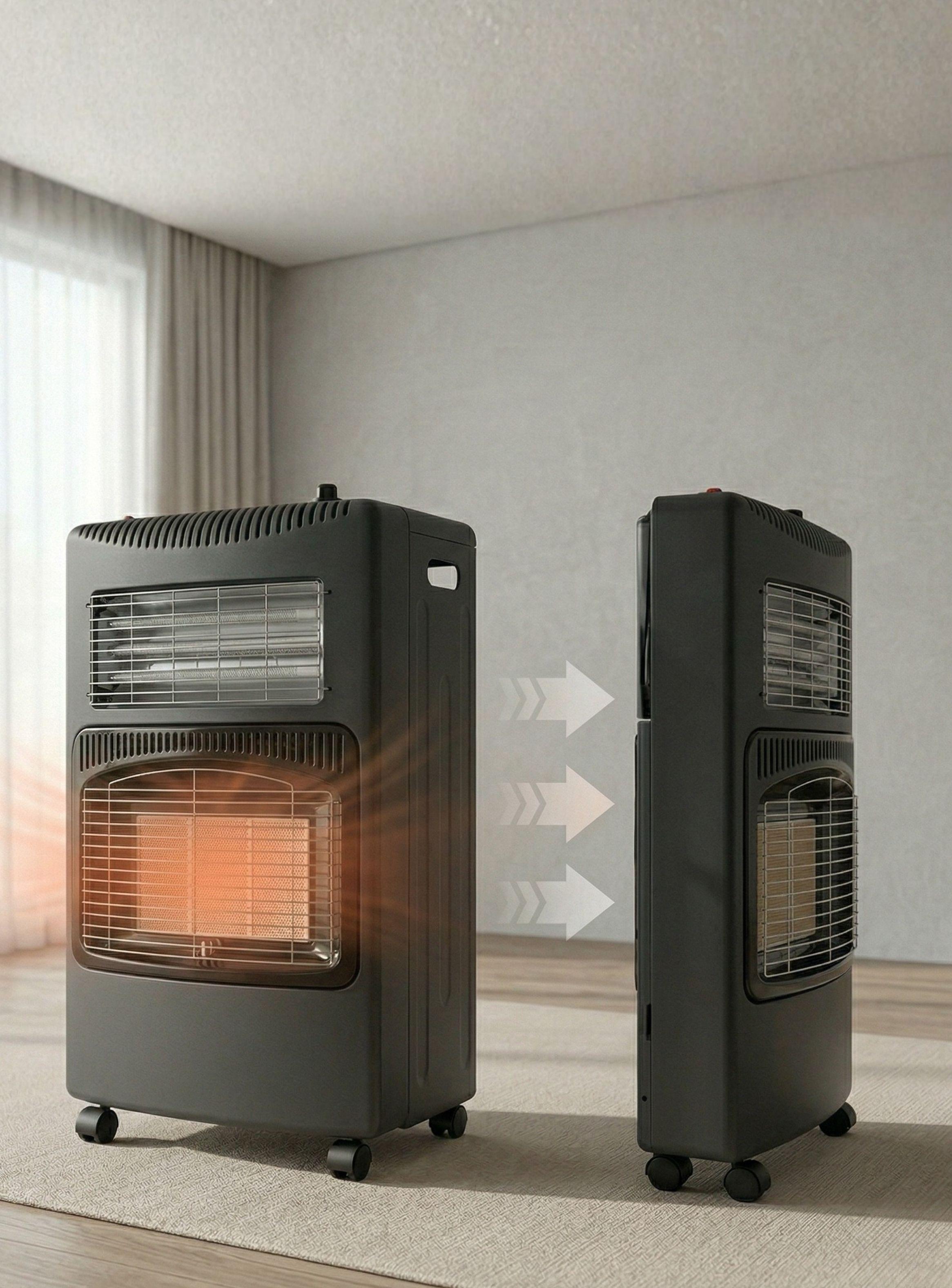 Estufa Hibrida Gas Eléctrica Plegable 5kg A 15kg GLP -1