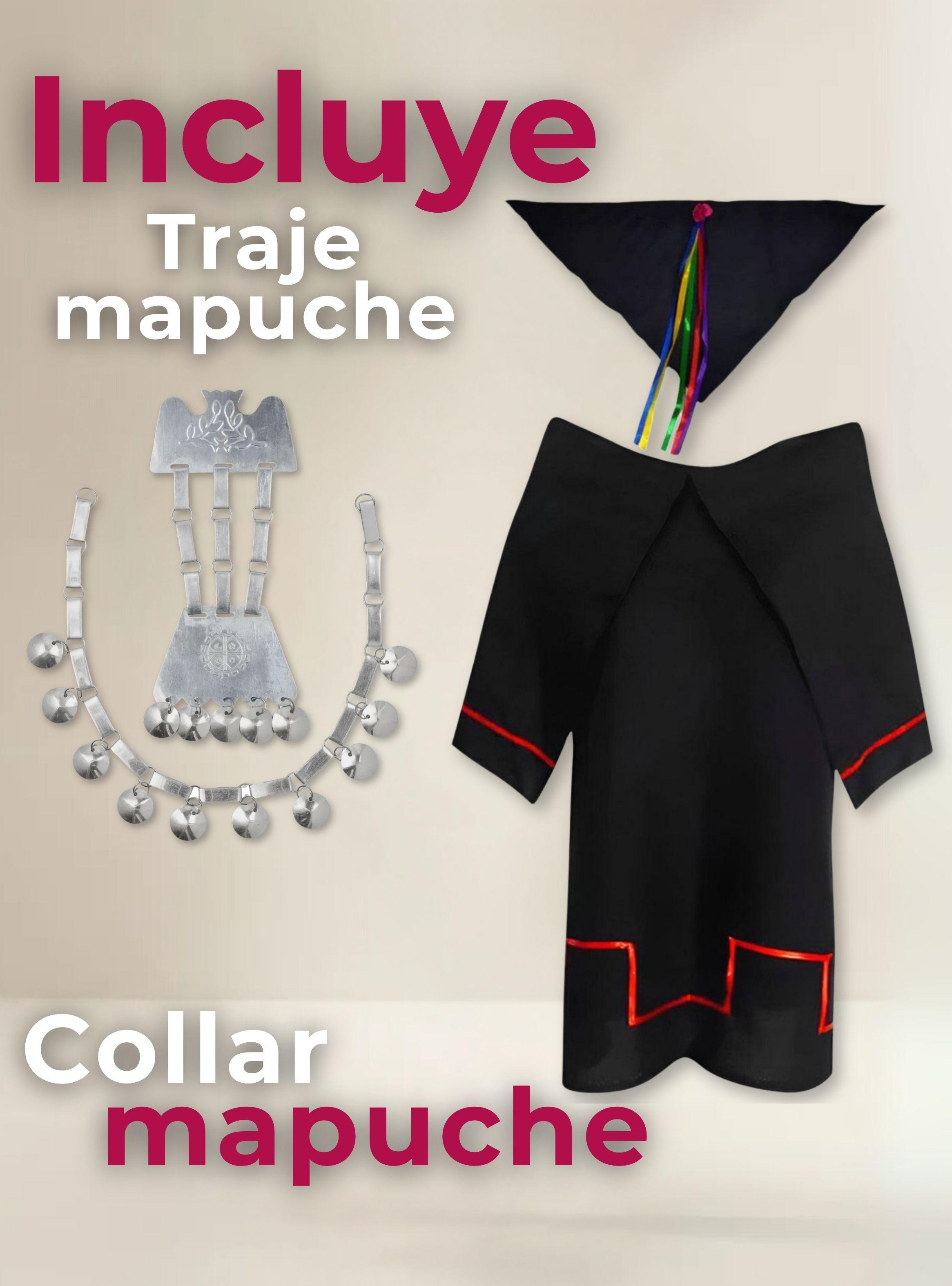 Traje Vestido Mapuche Niña Incluye Trapelacucha Vestimenta Típica-3