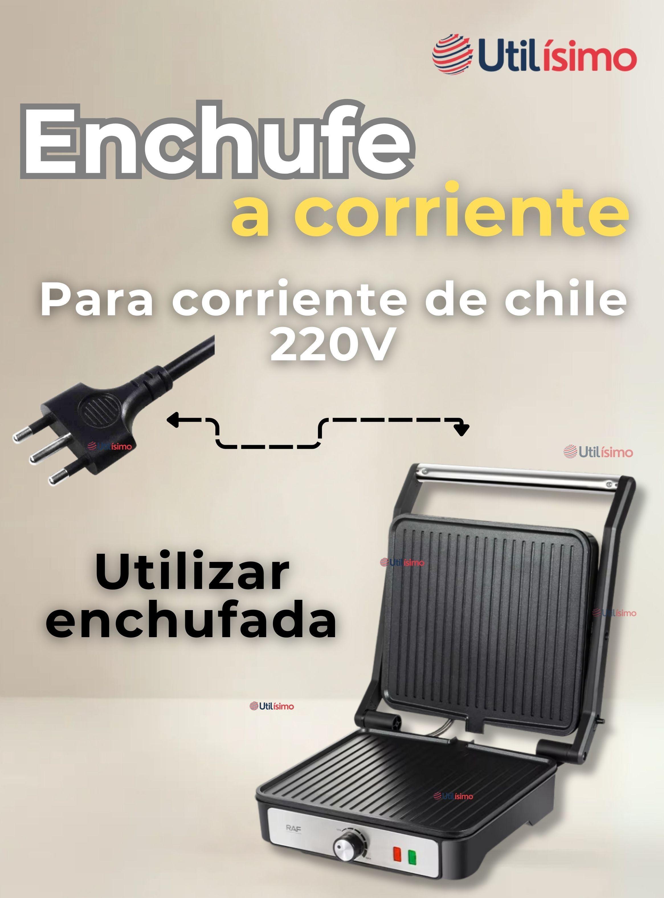 Plancha Parrillera Eléctrica 2000W Asadora Sandwichera Doble Cara Antiadherente-5