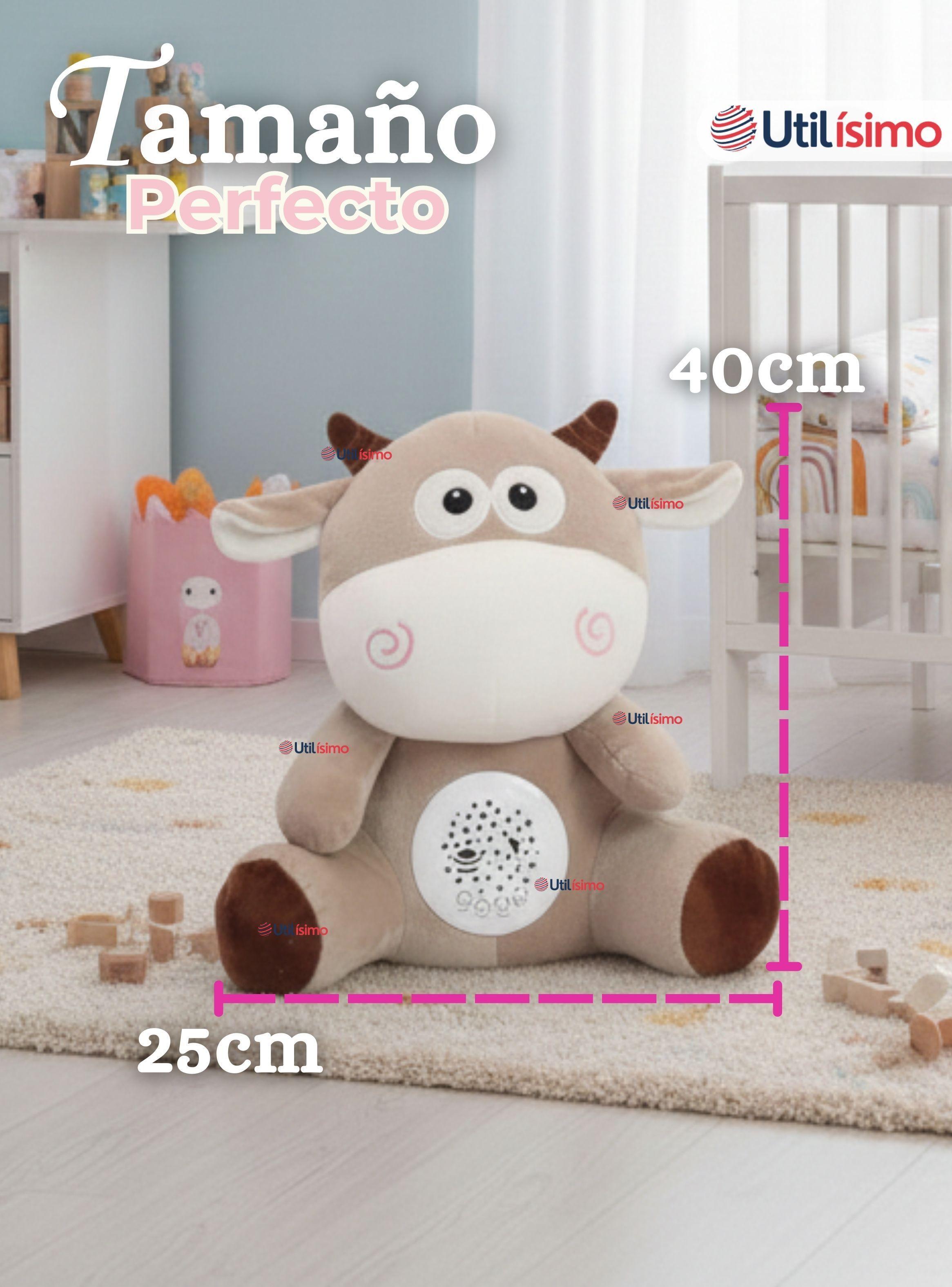 Peluche Vaca Espantacuco Luz Y Sonido Para Bebé Niño Niña-2