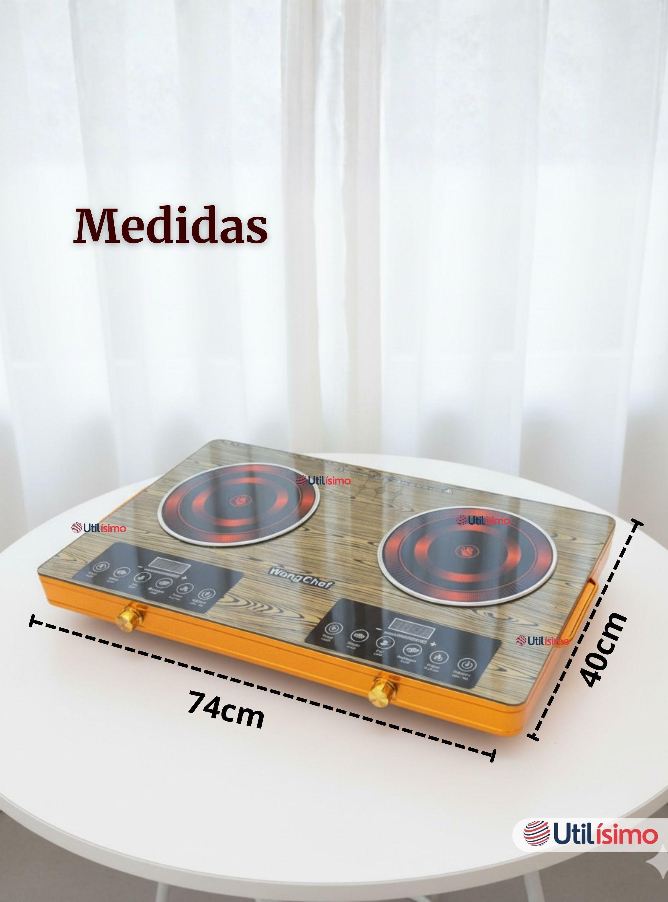 Cocina Eléctrica Cocinilla  3500w Encimera de 2 Platos Portátil-1