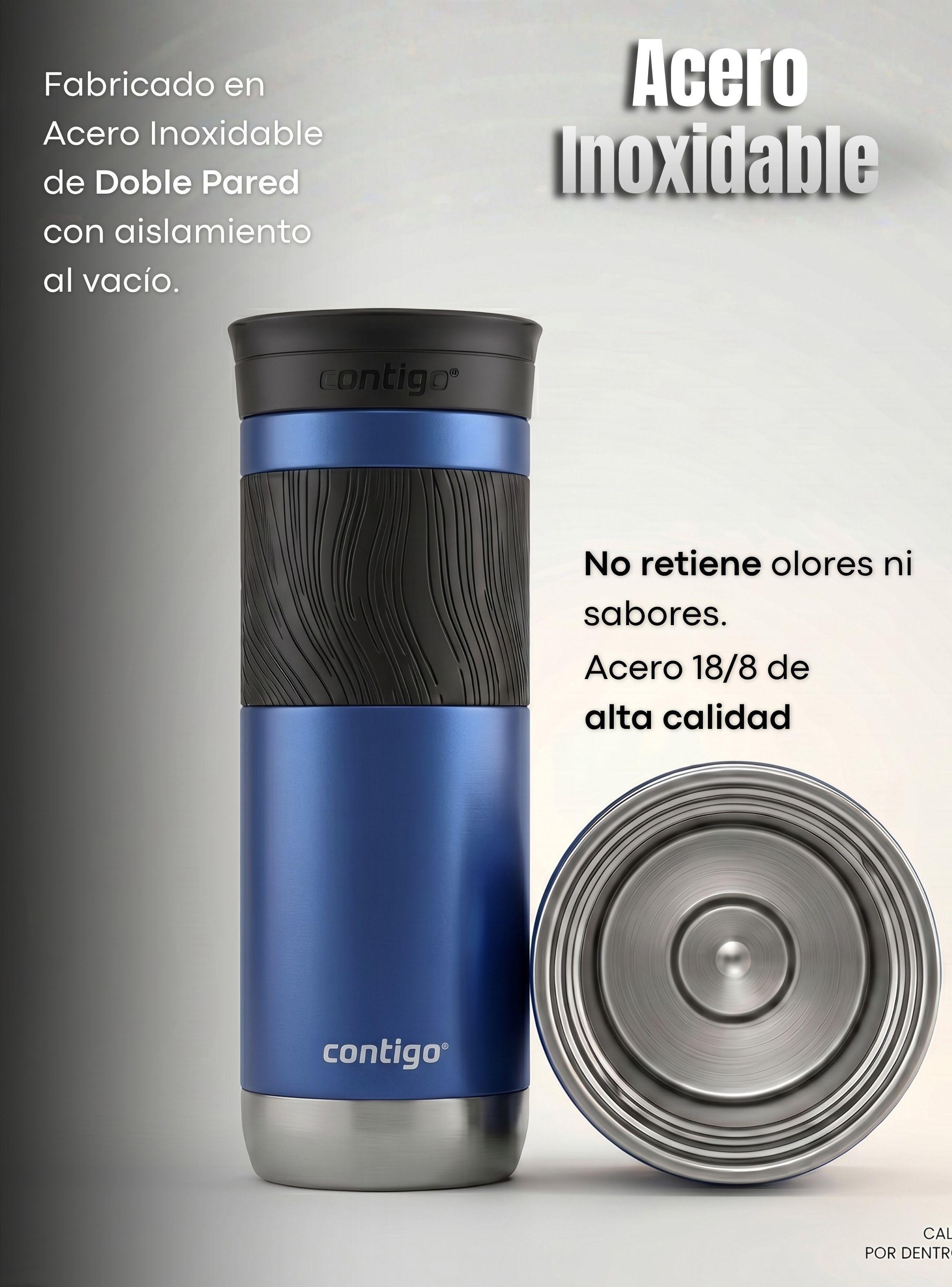 Vaso Termico Contigo Byron 2.0 Snapseal Azul 710 ML Acero inoxidable-5