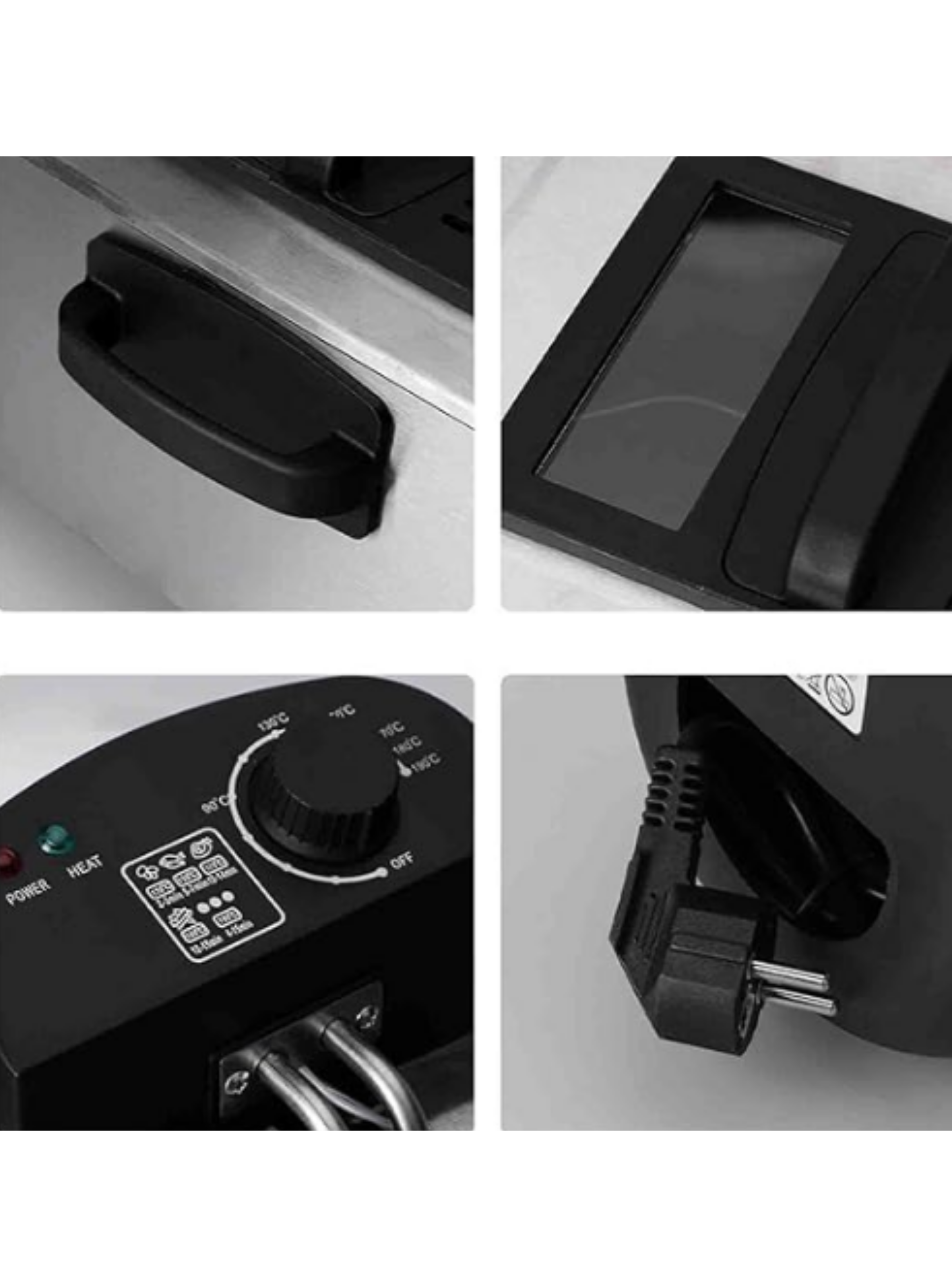 Freidora Eléctrica Con Indicador De Luz Tanque 3.5 L-5