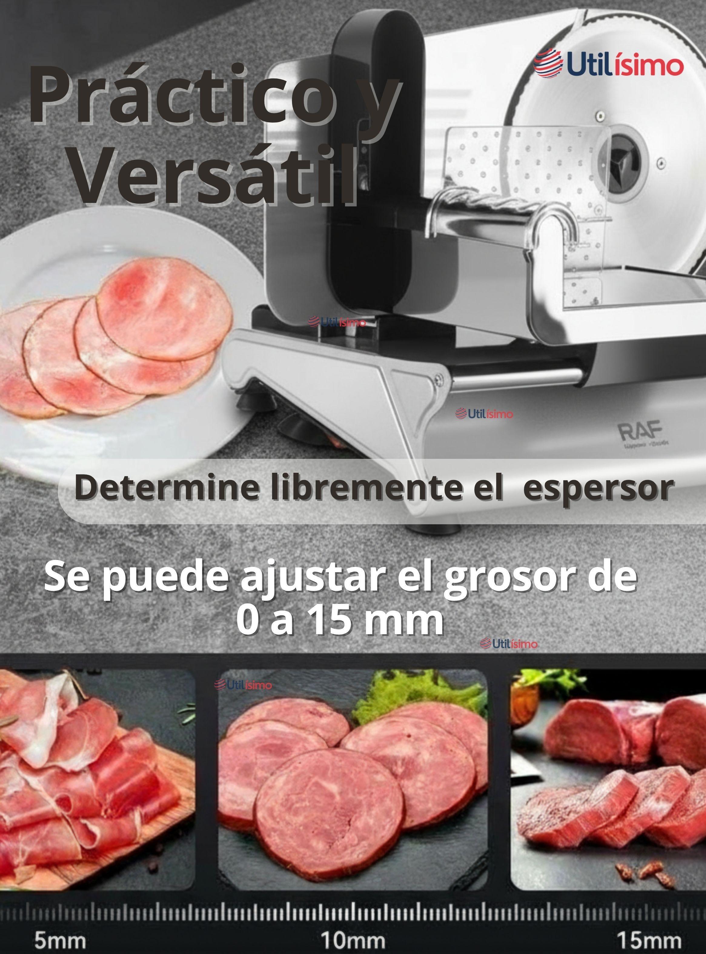Rebanadora Cortadora Fiambre Carne Eléctrica RAF -6