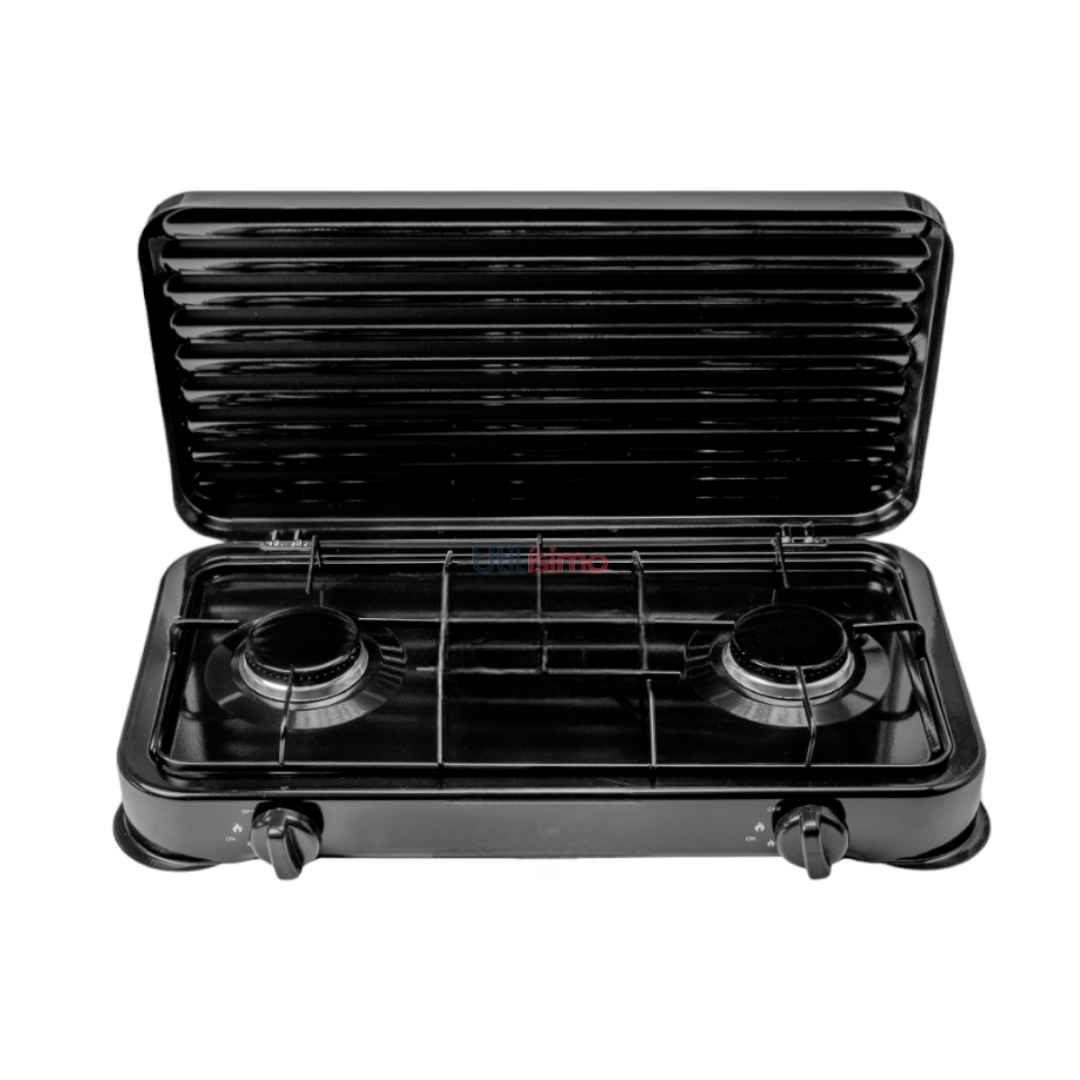 Cocinilla Encimera a Gas 2 Platos Portatil Cusimax Regular-0