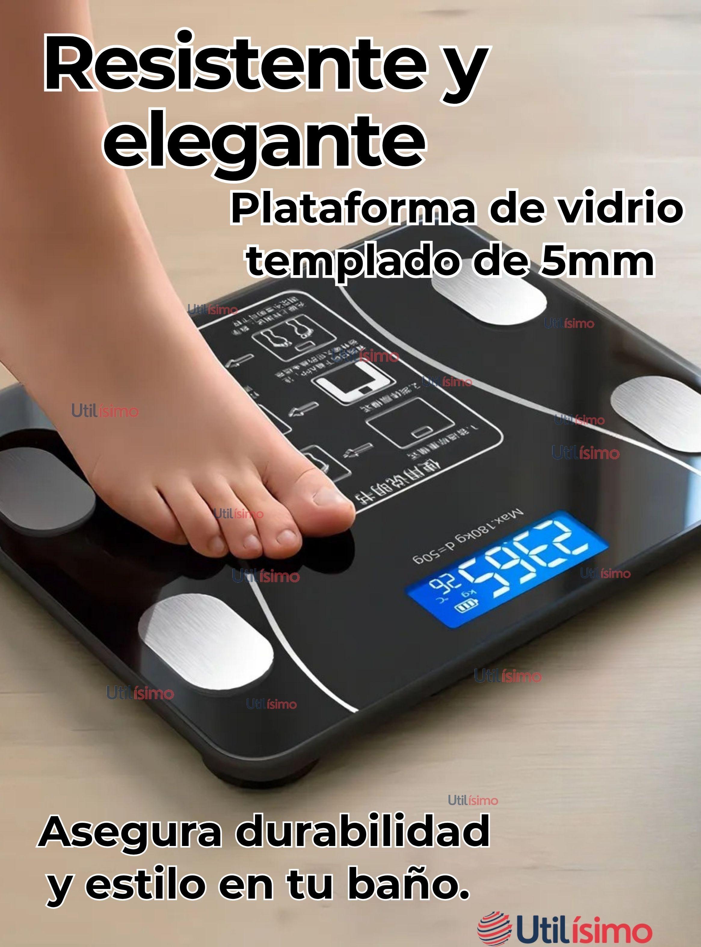 Balanza Pesa Digital Inteligente con App de Bluetooth Báscula Recargable-2