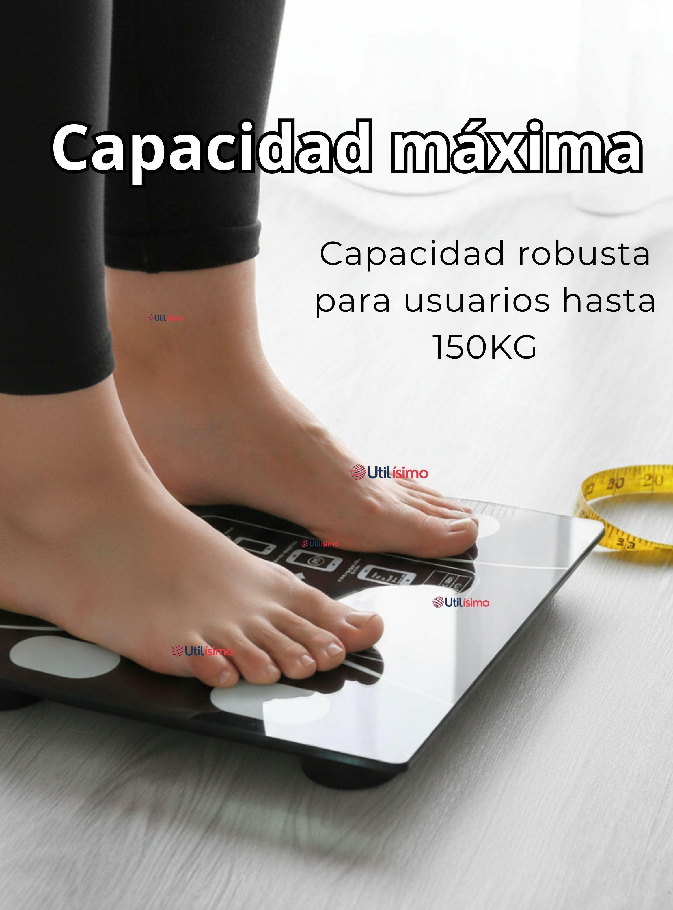 Balanza Pesa Digital Inteligente con App de Bluetooth Báscula Recargable-4