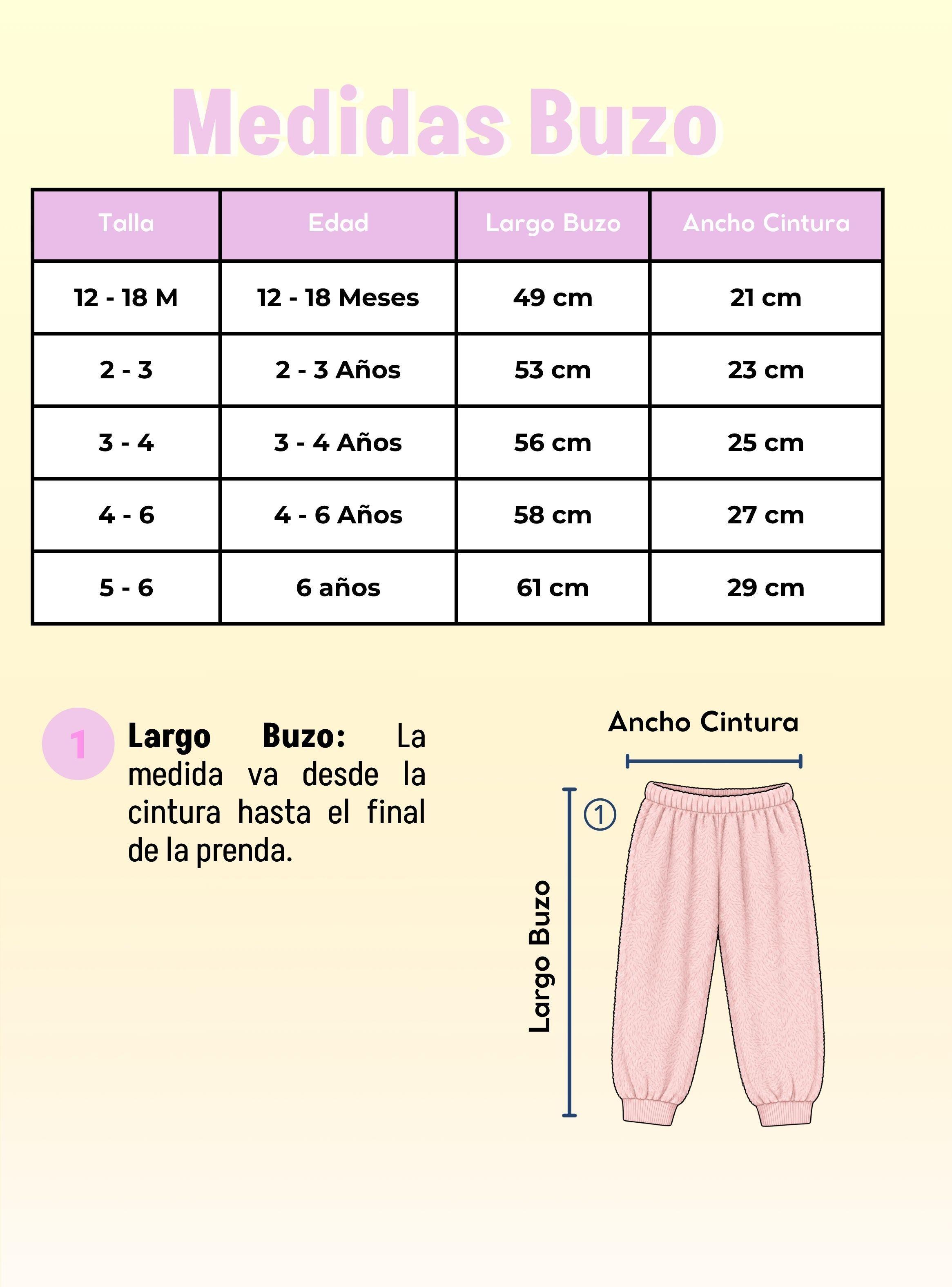Conjunto 2 Piezas Buzo Polerón Frizado Bebe Niña Corderito Liso Pink Cat-3