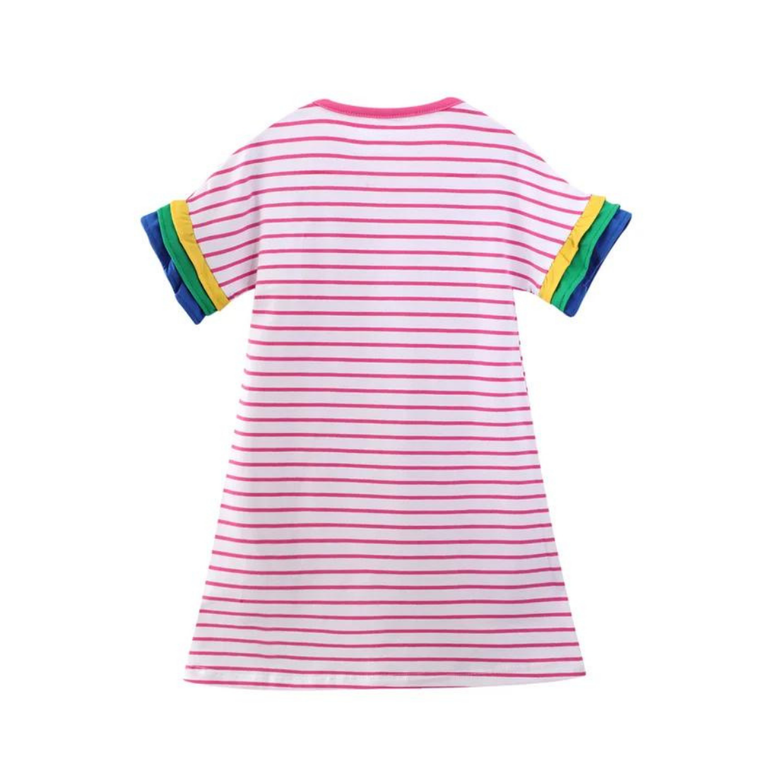 Vestido Manga Corta Niña Loros Jump Kids-1