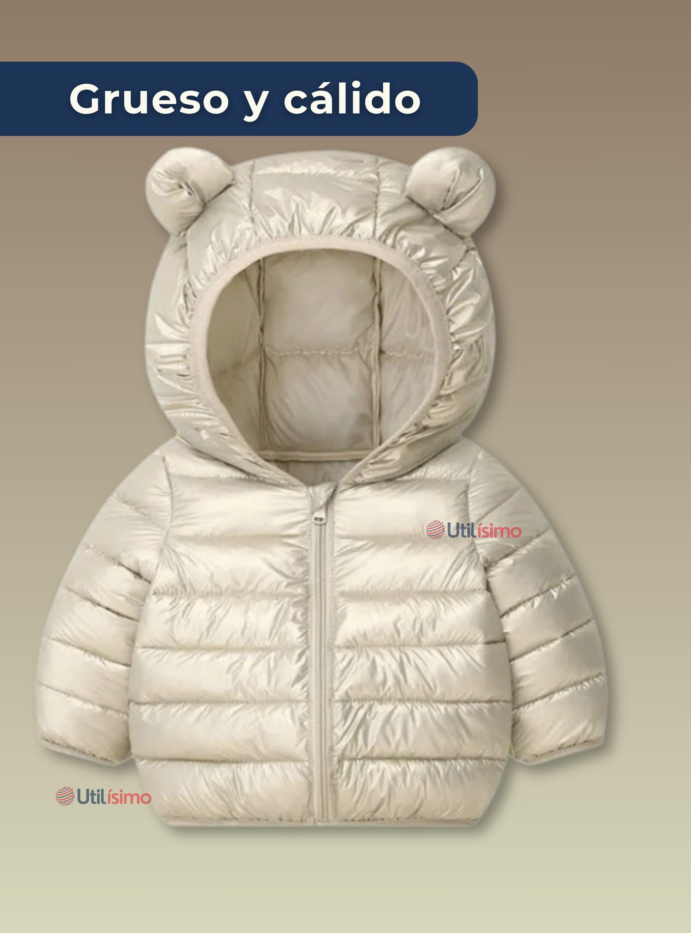 Parka Con Capucha Manga Larga Niño Y Niña Jump Kids Beig-2