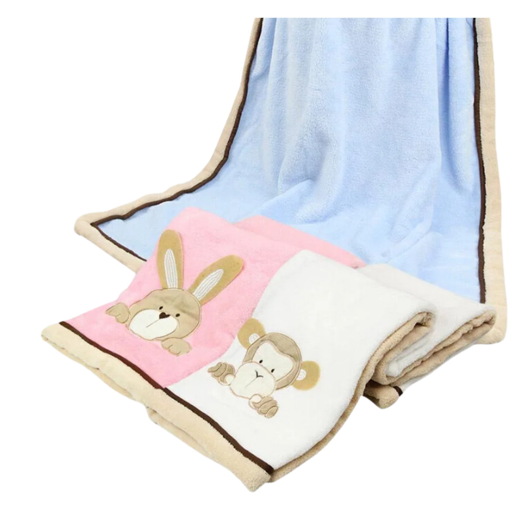 Manta De Bebe Frizadas De Polar Niña Surtidas-5