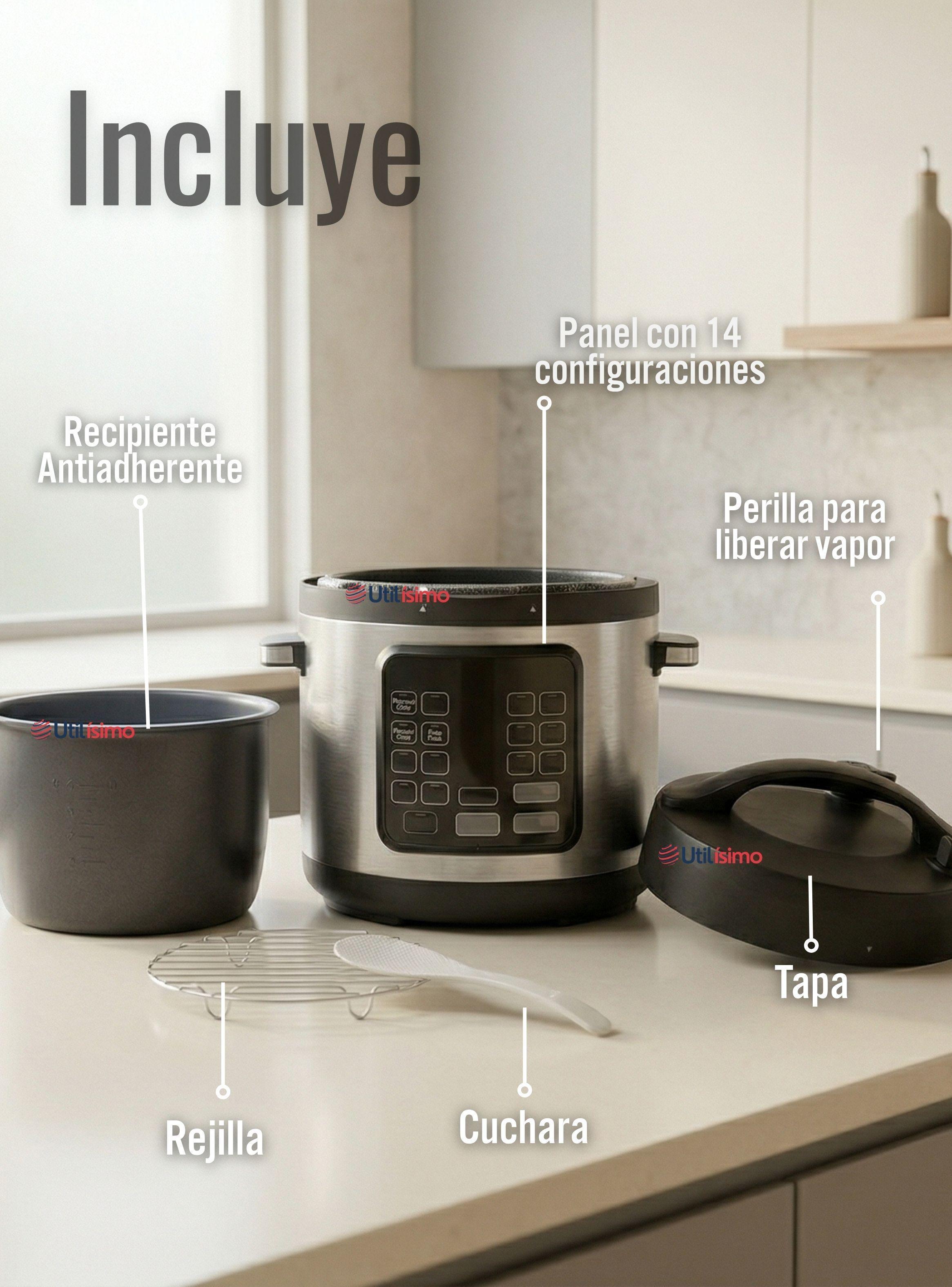 Multiolla turbo Oster®, Capacidad 5.7 litros DiamondForce CKSTPCECT57DF 1400W-2