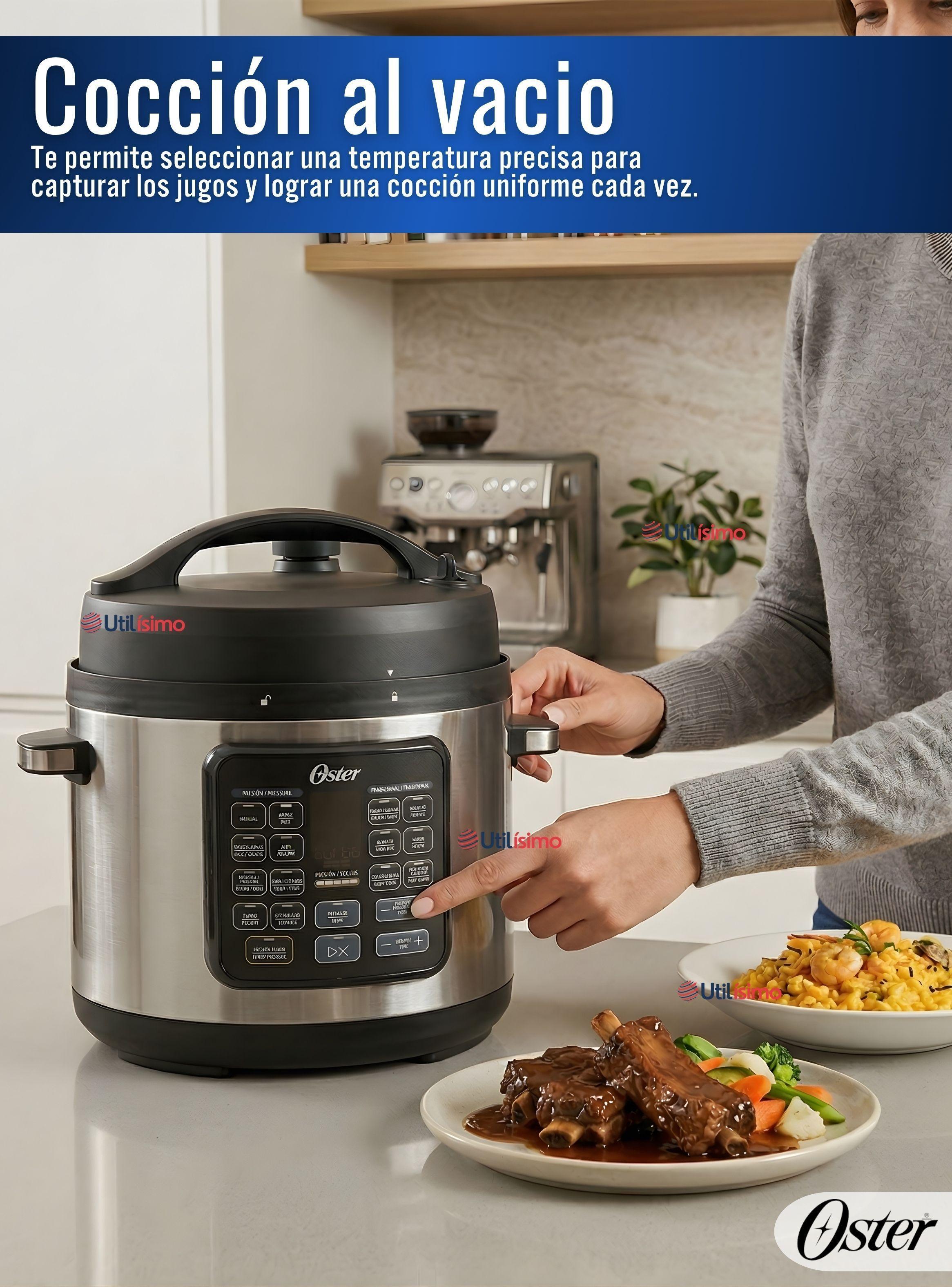 Multiolla turbo Oster®, Capacidad 5.7 litros DiamondForce CKSTPCECT57DF 1400W-6