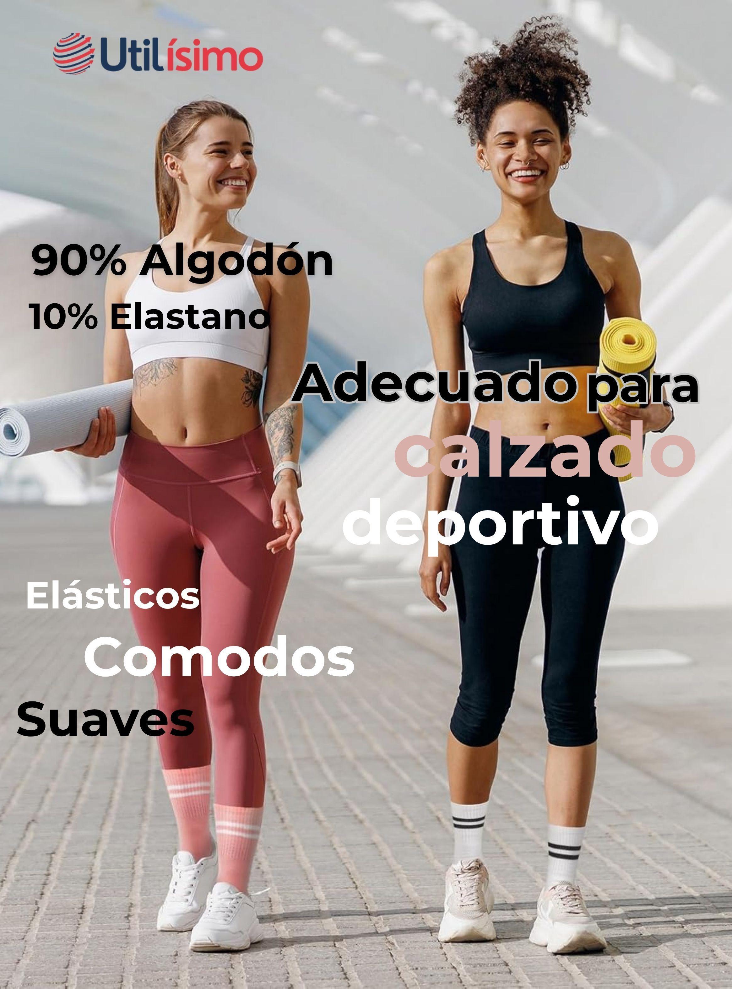 Pack 12 Pares Calcetines Antideslizantes Largos Mujer-5