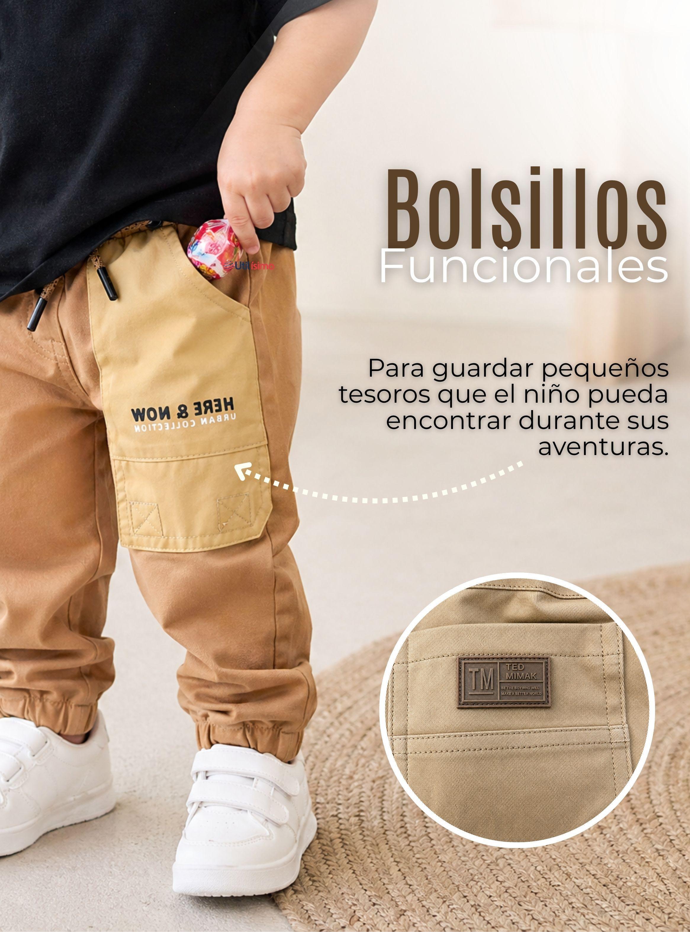 Jogger Infantil Pantalón Buzo de Niños Reforzado Calidad Premium-6