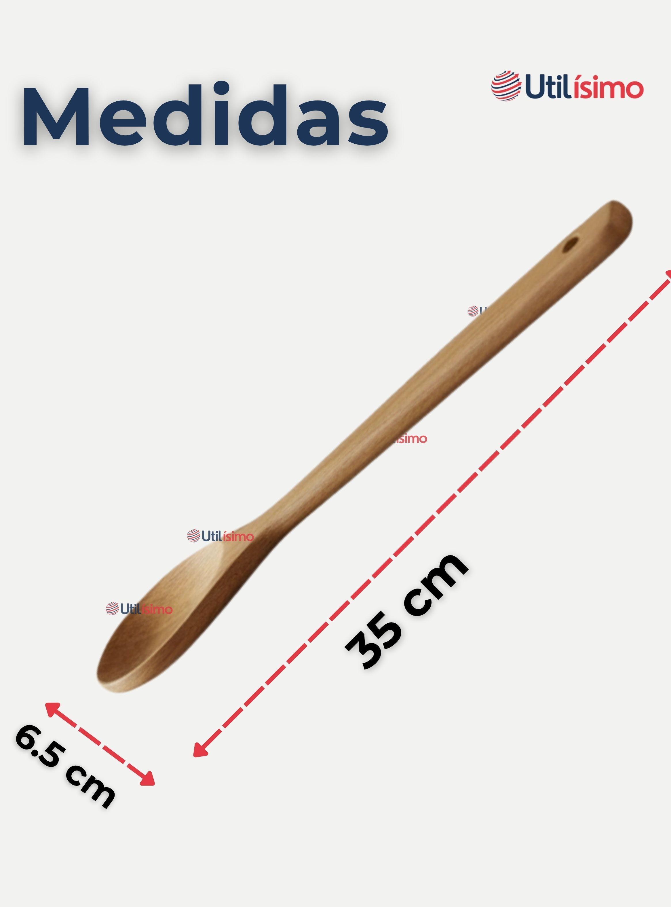 Sartén Acero Inoxidable Antiadherente 24cm +Cuchara Madera de Bambú-4