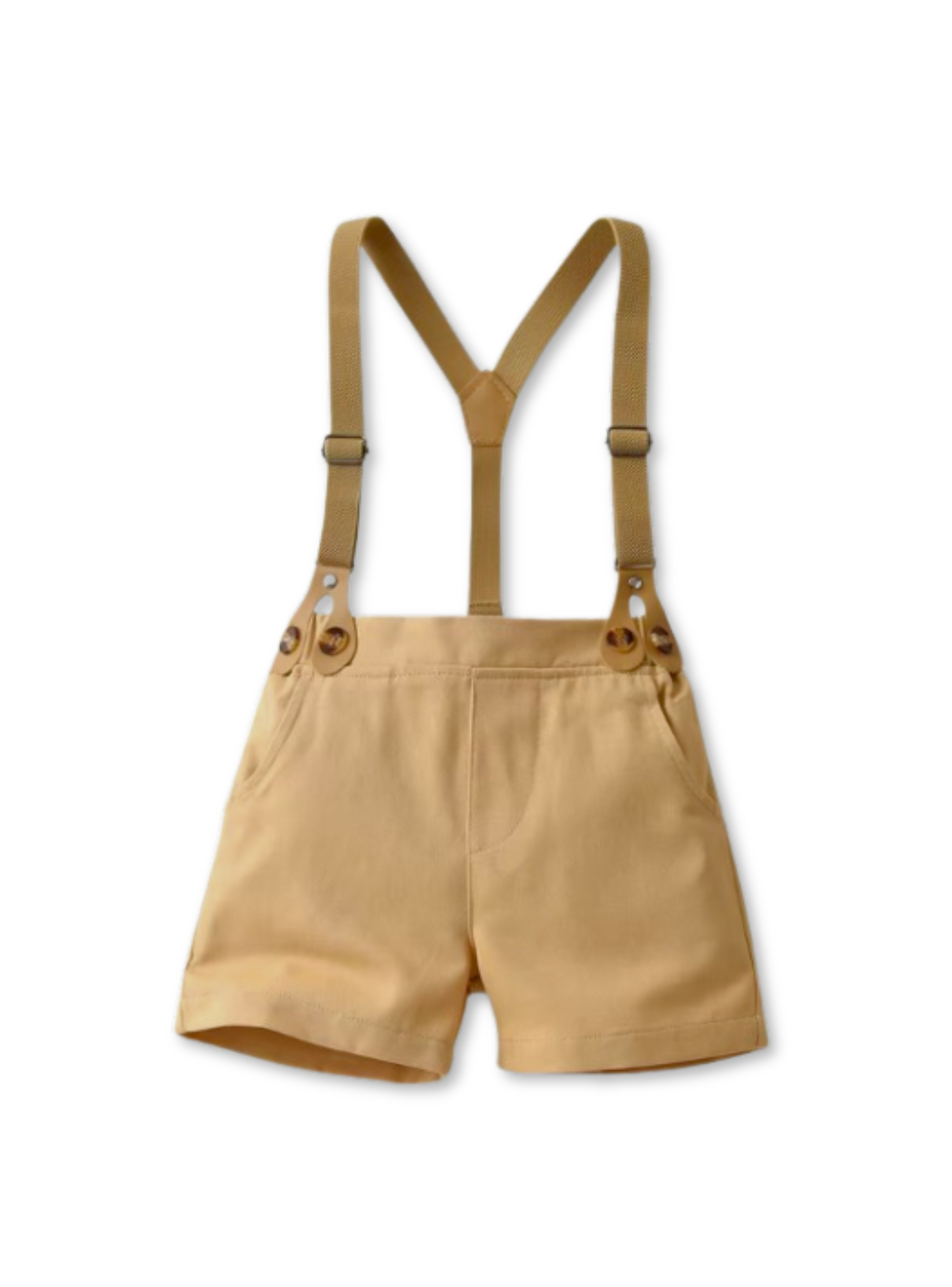 Conjunto de vestir con corbatín y pantalón corto de 6 meses a 6 años-1