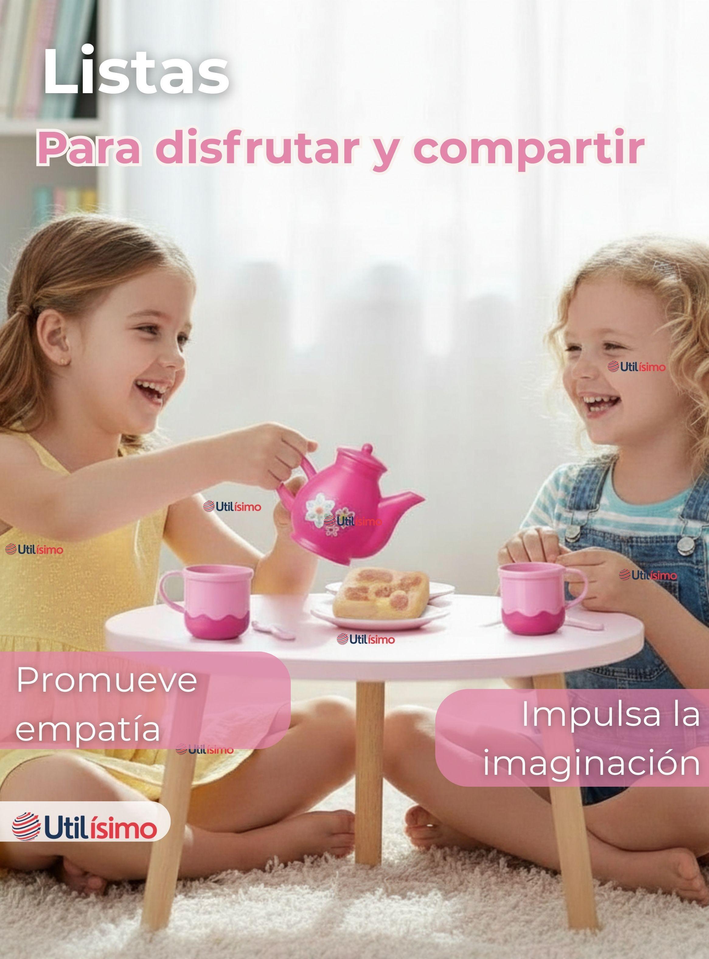 Juguete Juego De Té 15 Piezas para Niñas Beautiful flowers-4