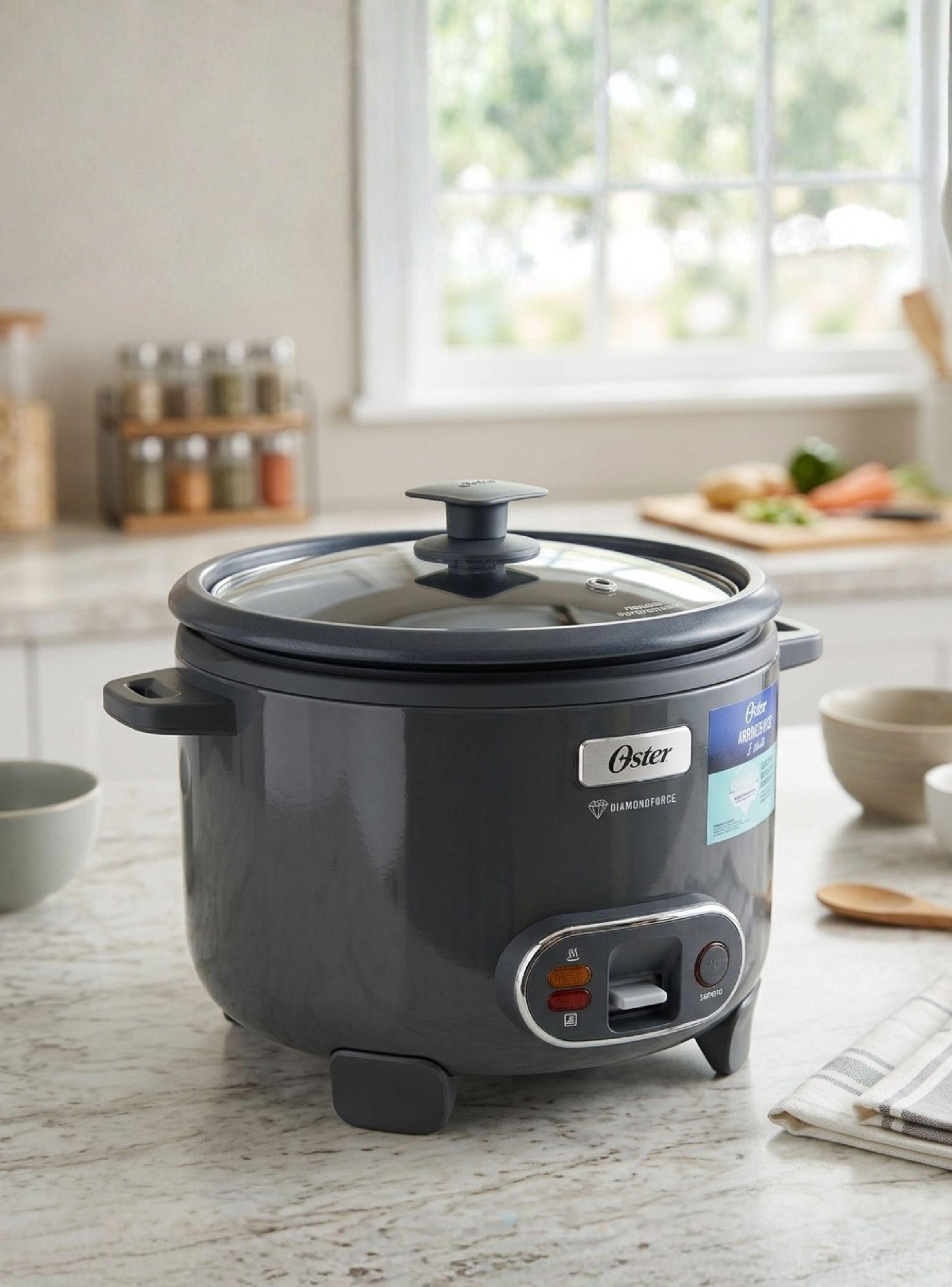 Oster Arrocera, 3 En 1, 12 Tazas Capacidad, Función Sofrito, Vaporera,Oster DiamondForce-0