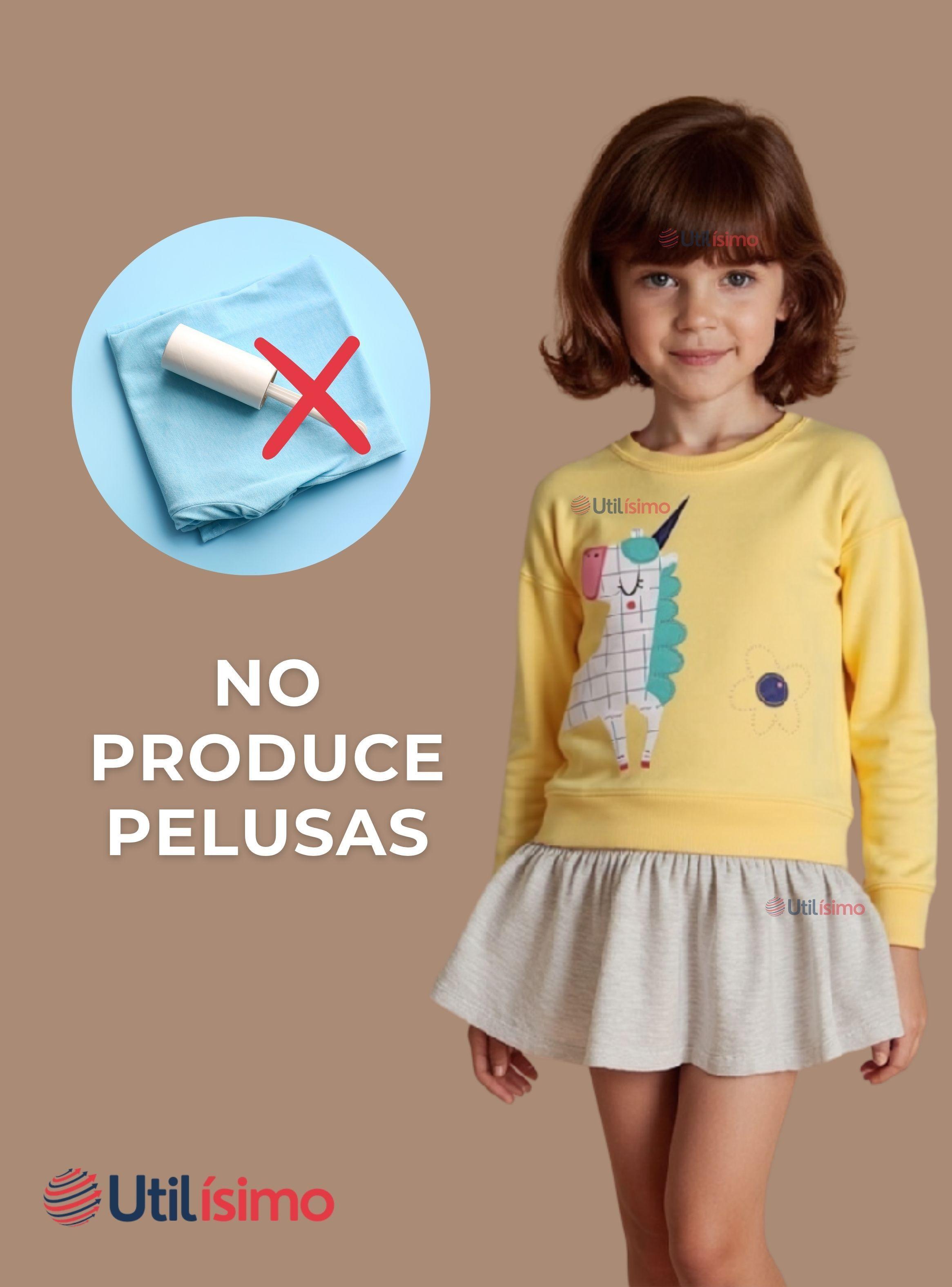 Polerón Algodón Cuello Redondo Niñas Amarillo Unicornio-6