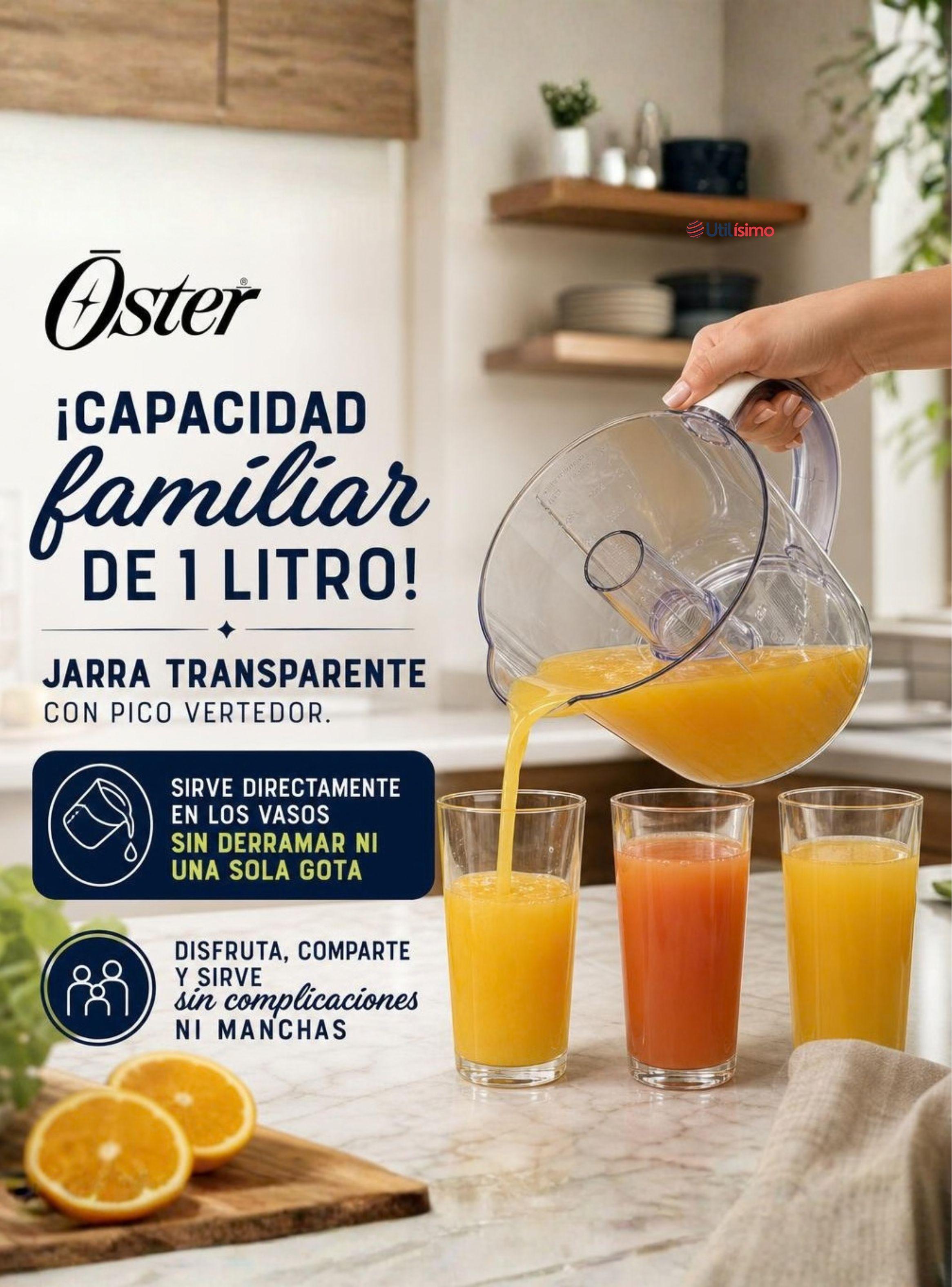 Exprimidor De Cítricos Oster® Blanco Rotación Bidireccional FPSTJU407W-4