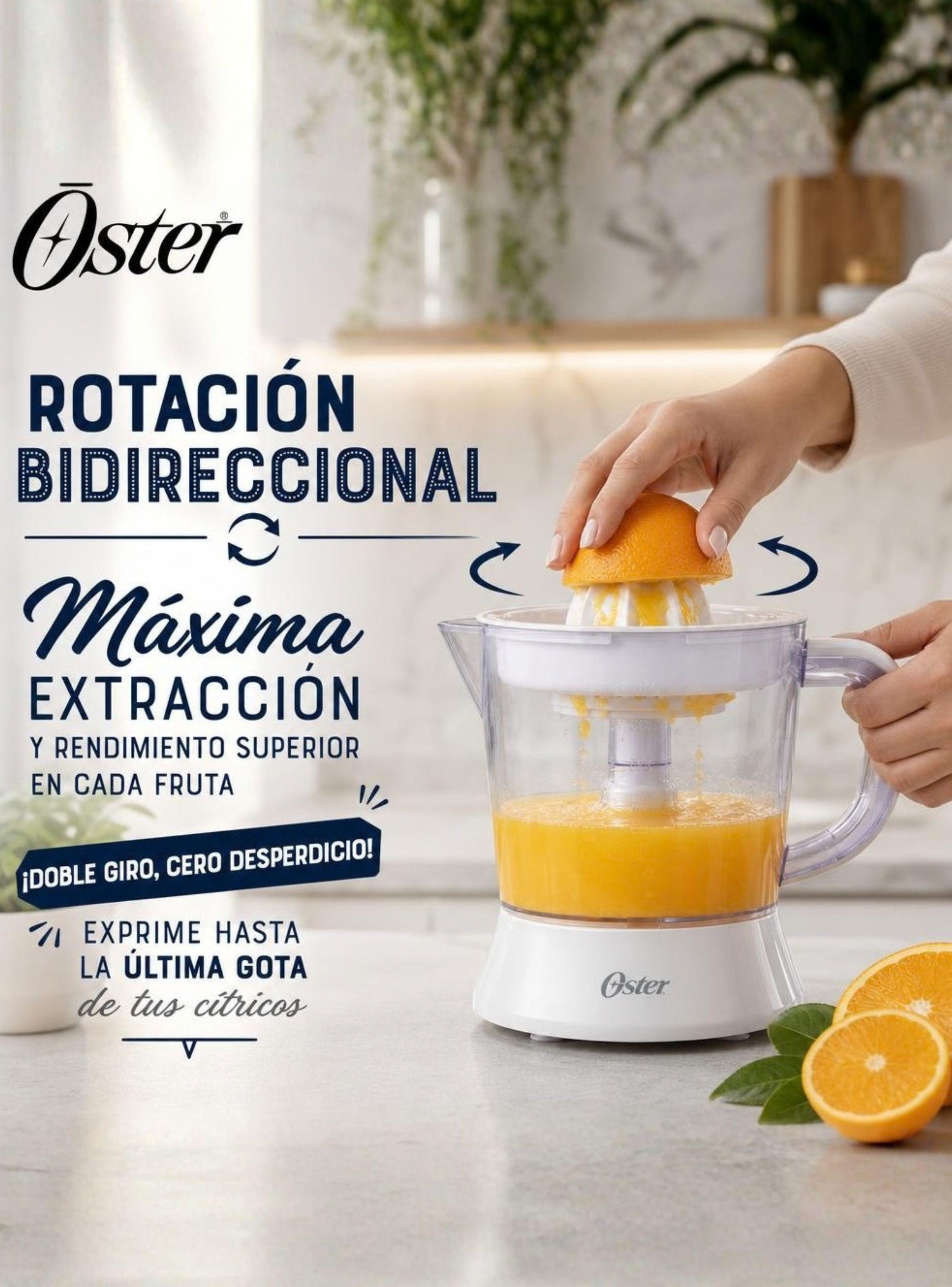 Exprimidor De Cítricos Oster® Blanco Rotación Bidireccional FPSTJU407W-5