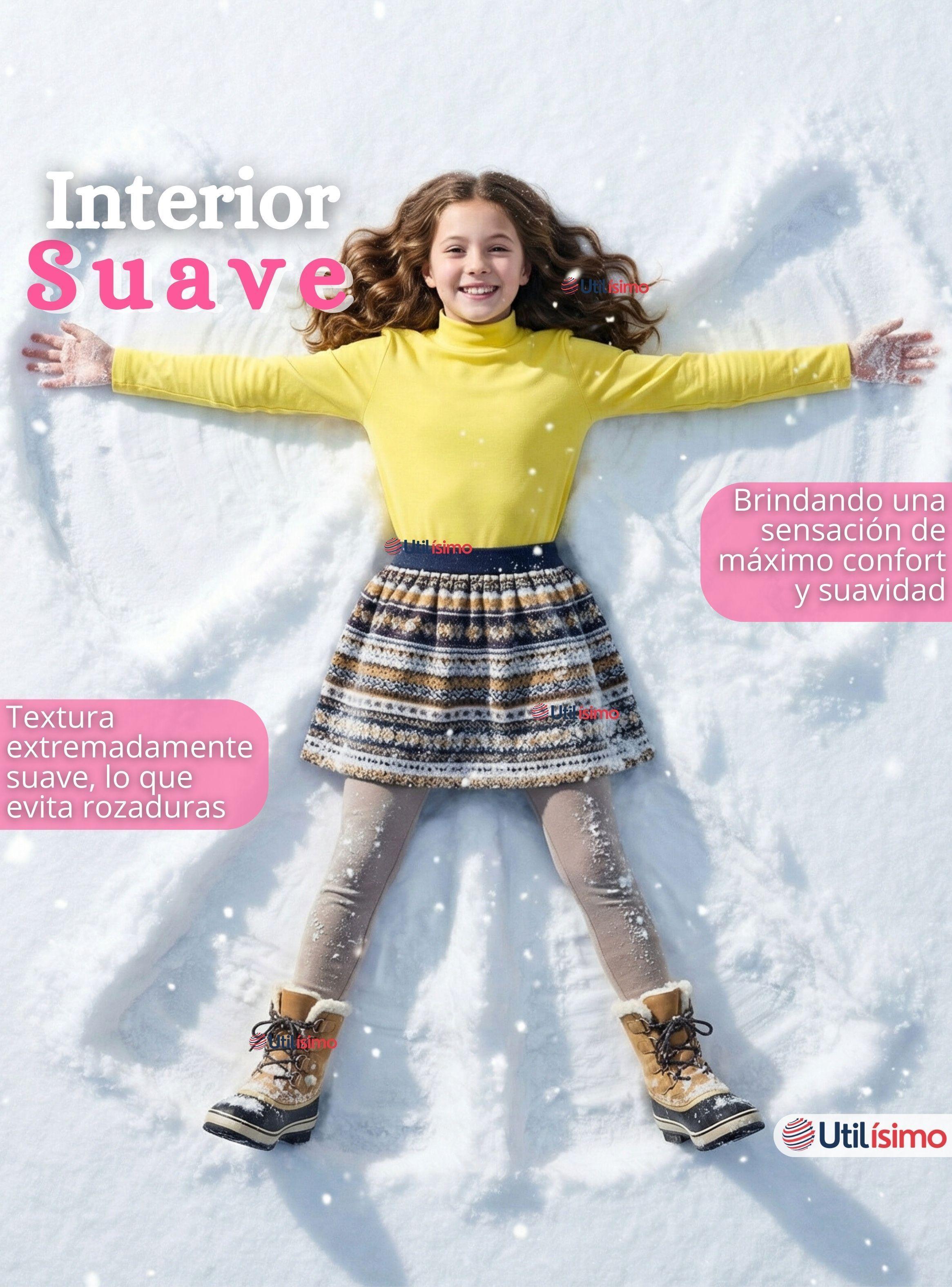 Pack 3 Poleras Camisetas Polar Primera Capa Cuello Beatle Colores Surtidos Niñas-7