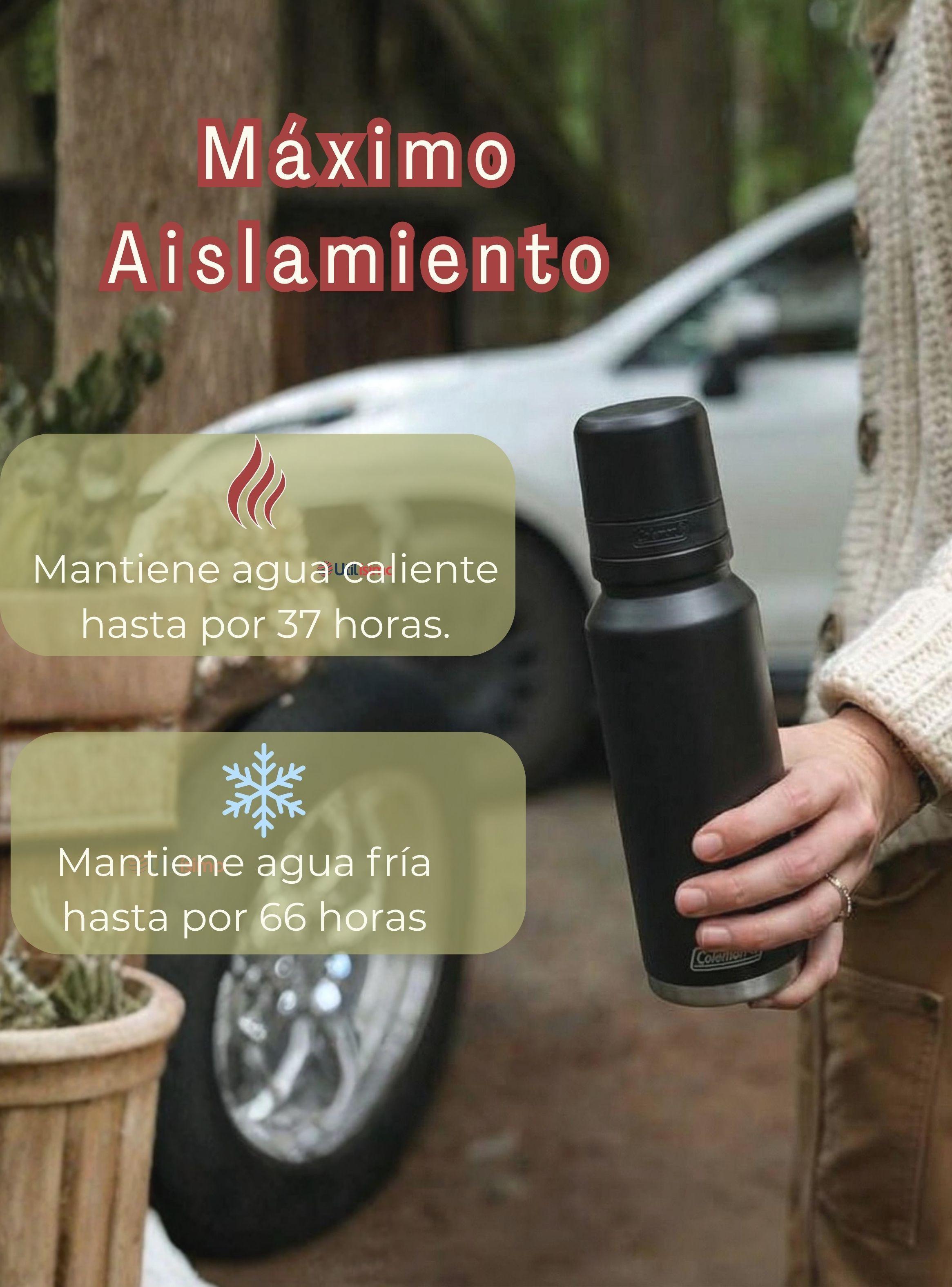 Termo Coleman 3Sixty Acero Inoxidable 1200ml Vaso Térmico Jumbo Negro-4