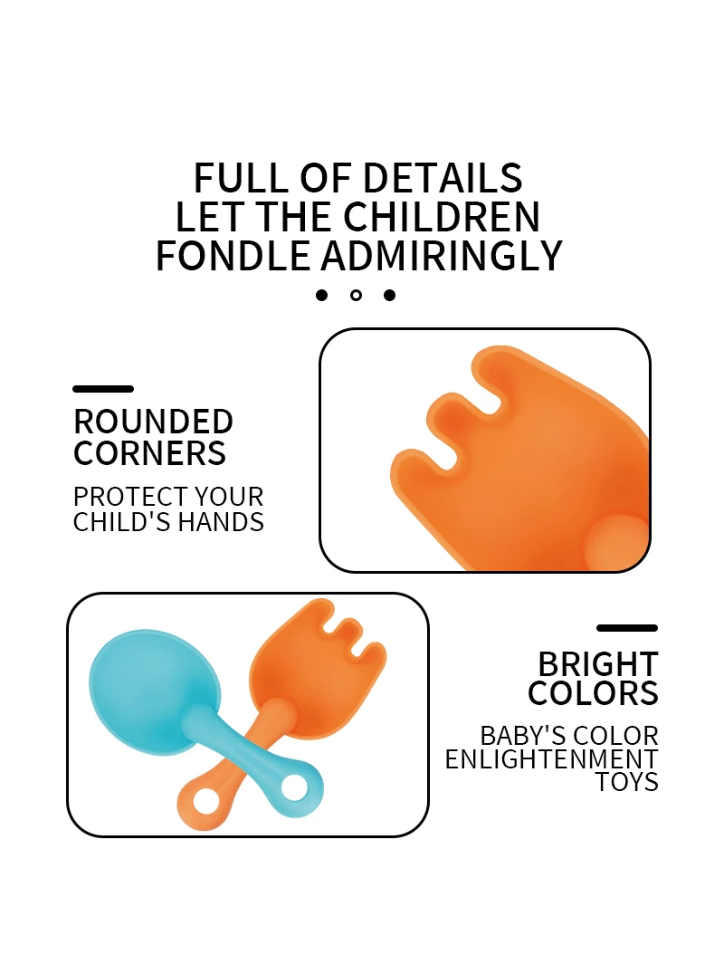 Juguete Set de Playa Juguete Arena Infantil Balde Plegable Niño Niña-1