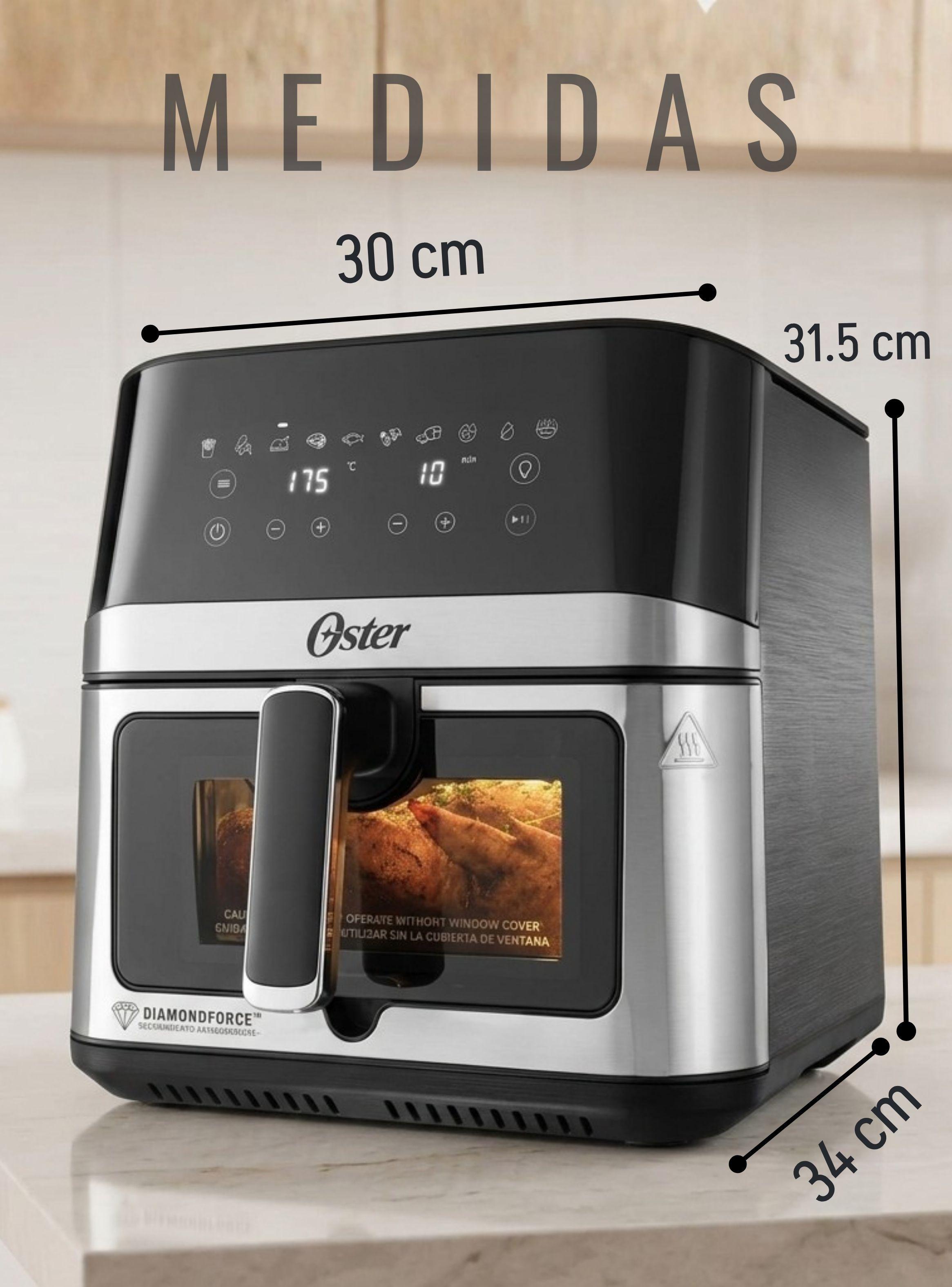 Freidora de aire digital Oster®, recubrimiento DiamondForce,7.5L-3