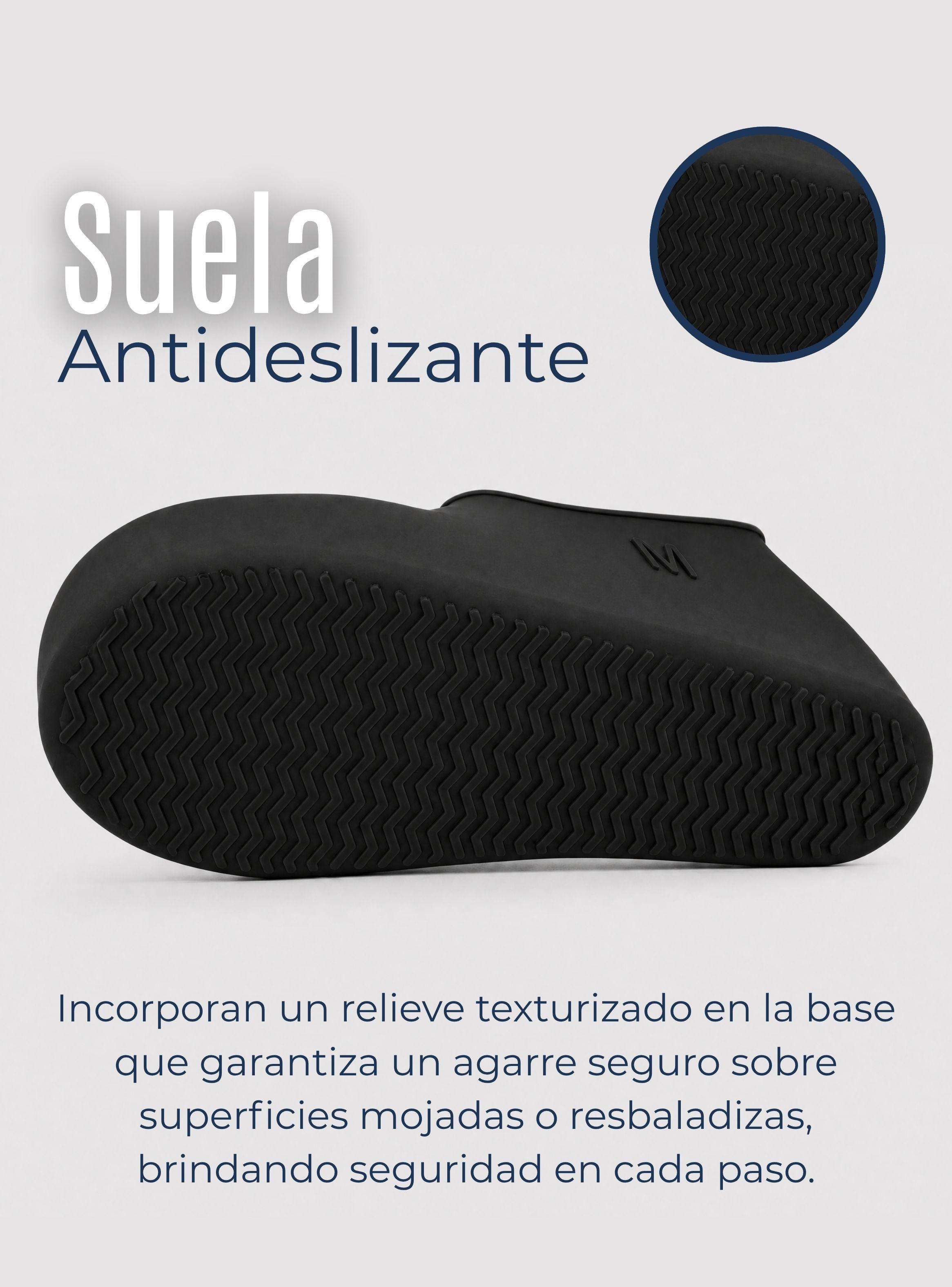 Fundas Cubre Zapatos Negro Impermeable Silicona Antideslizante 1 Par Surtidas-5