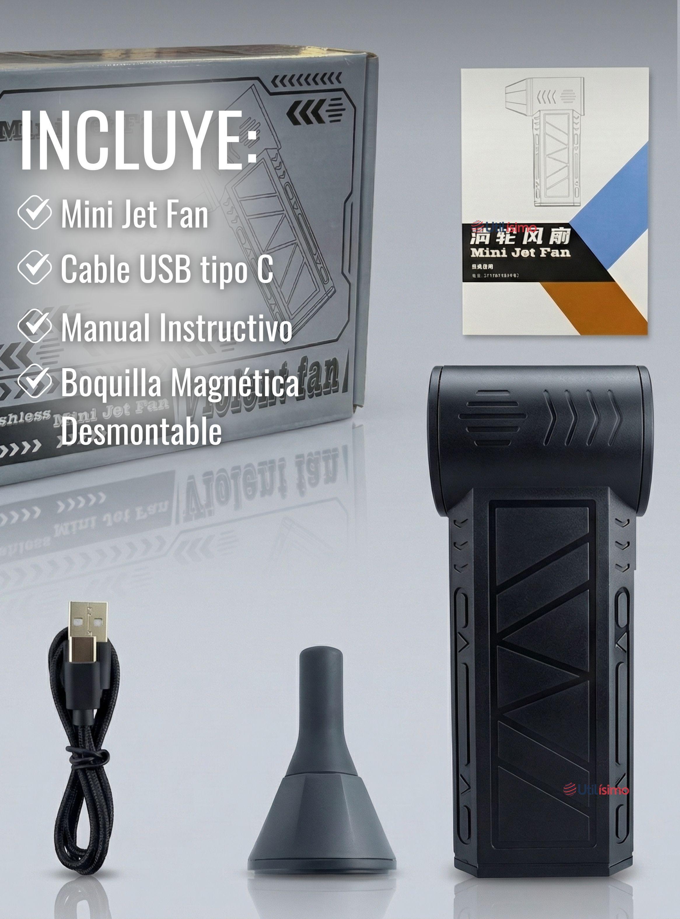 Soplador De Aire Eléctrico e Inalámbrico Mini Jet Violent Fan-3