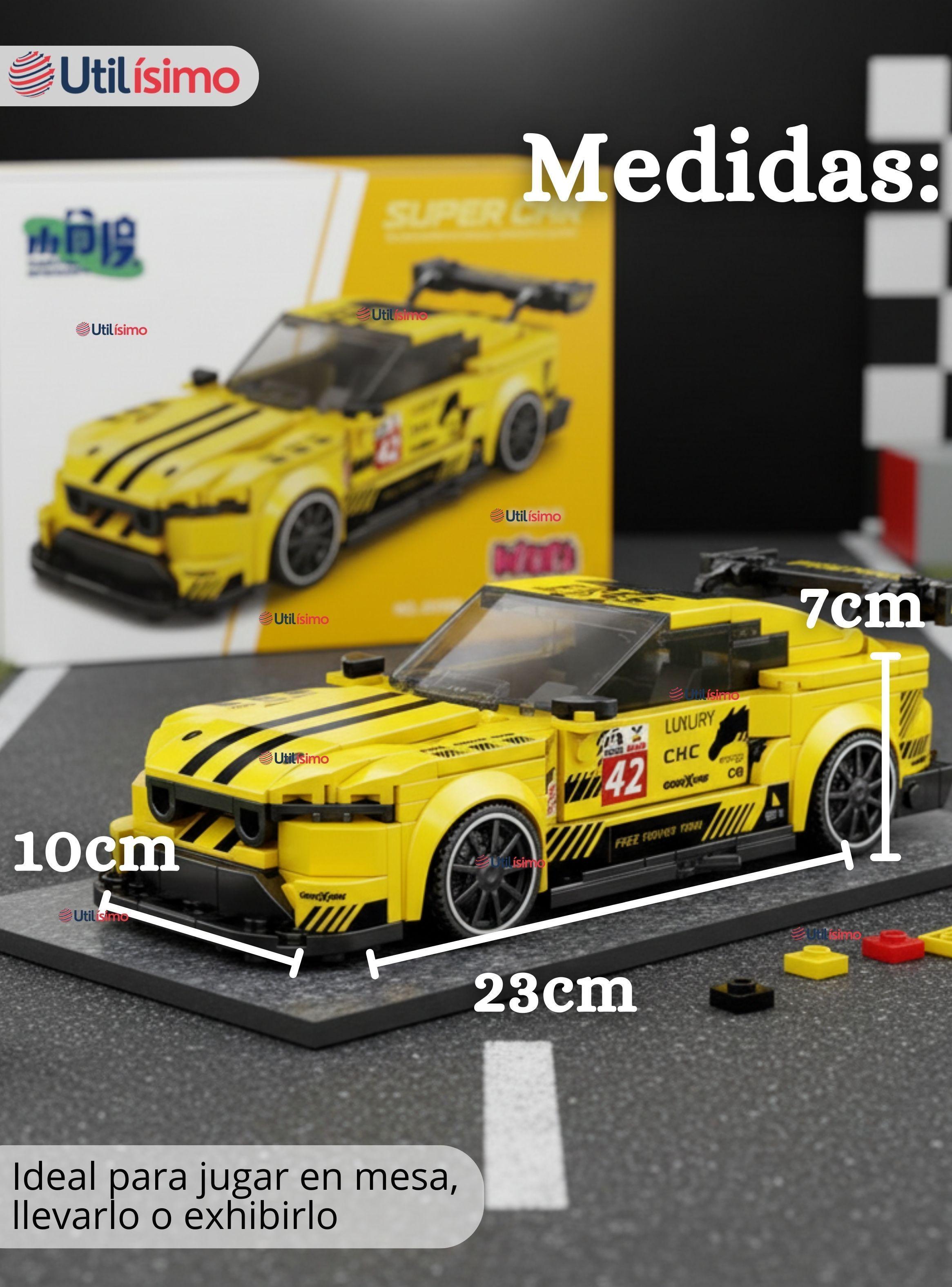 Auto Coche De Carreras Armable Maqueta Porsche Racing 360 Piezas Juguete Niño-5