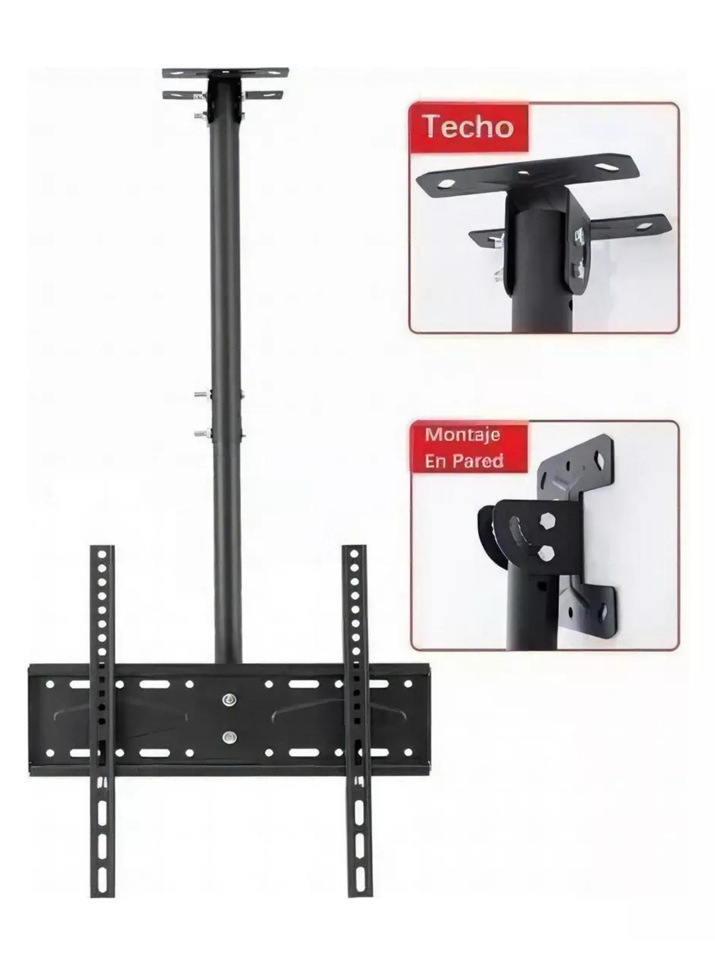 Soporte Tv Techo O Pared Ajustable Base 26 A 55 Pulgadas-5