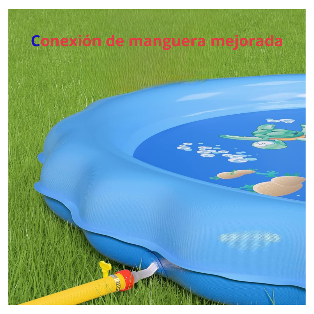 Alfombra Inflable Tipo Fuente Piscina New Line Pequeña-2