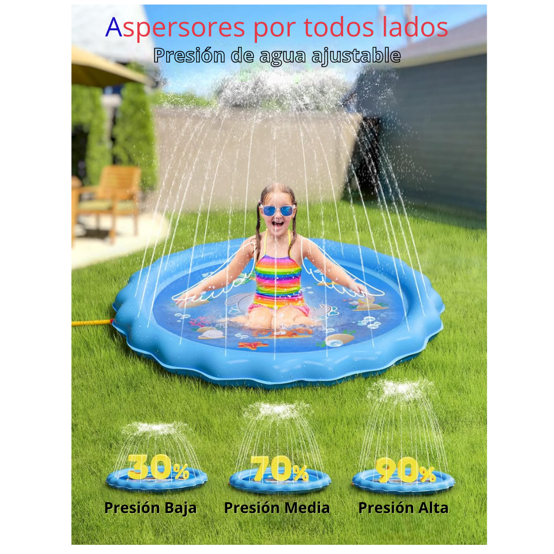 Alfombra Inflable Tipo Fuente Piscina New Line Pequeña-4