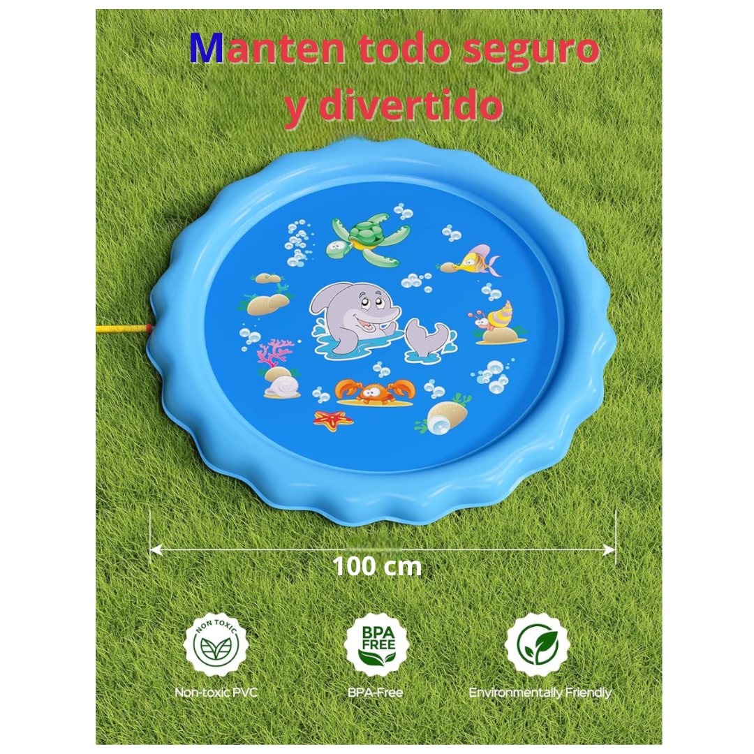 Alfombra Inflable Tipo Fuente Piscina New Line Pequeña-5