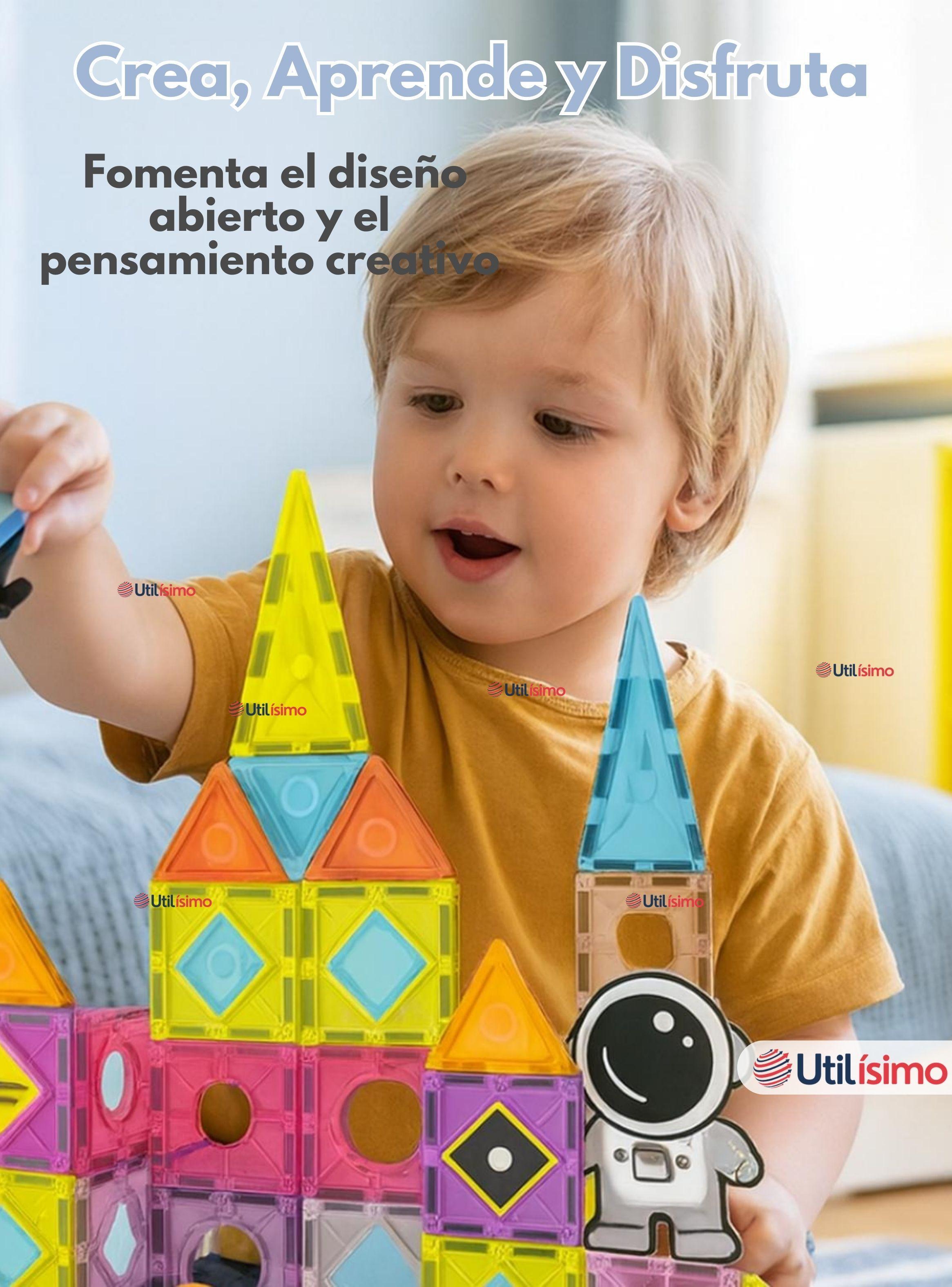 Juego Bloques De Construcción 3D Magnéticos  de 70 Piezas Niño o Niña-6
