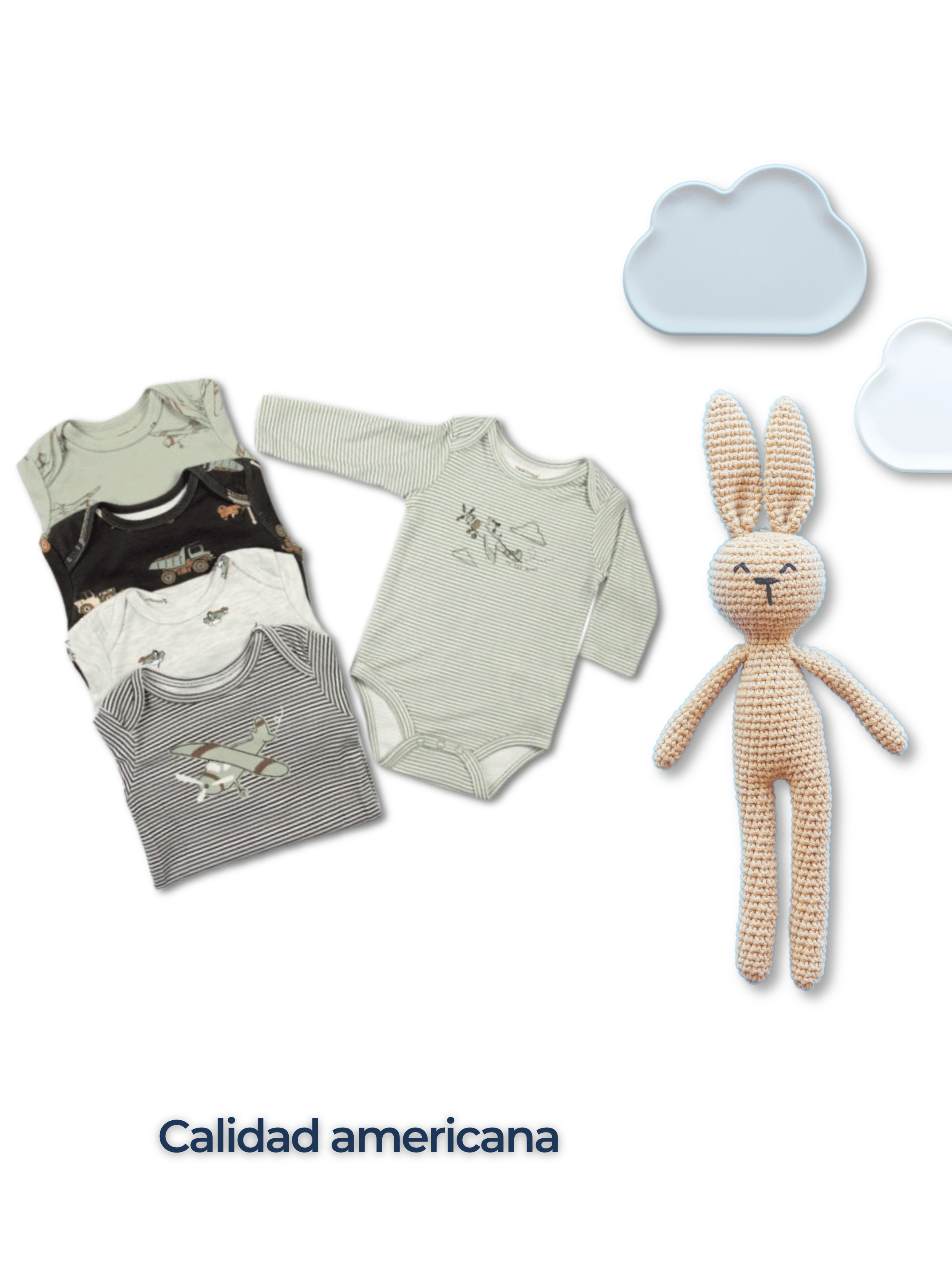 Pack 5 Bodys Bebé Niño Manga Larga 100% Algodón Adventure Planes-5
