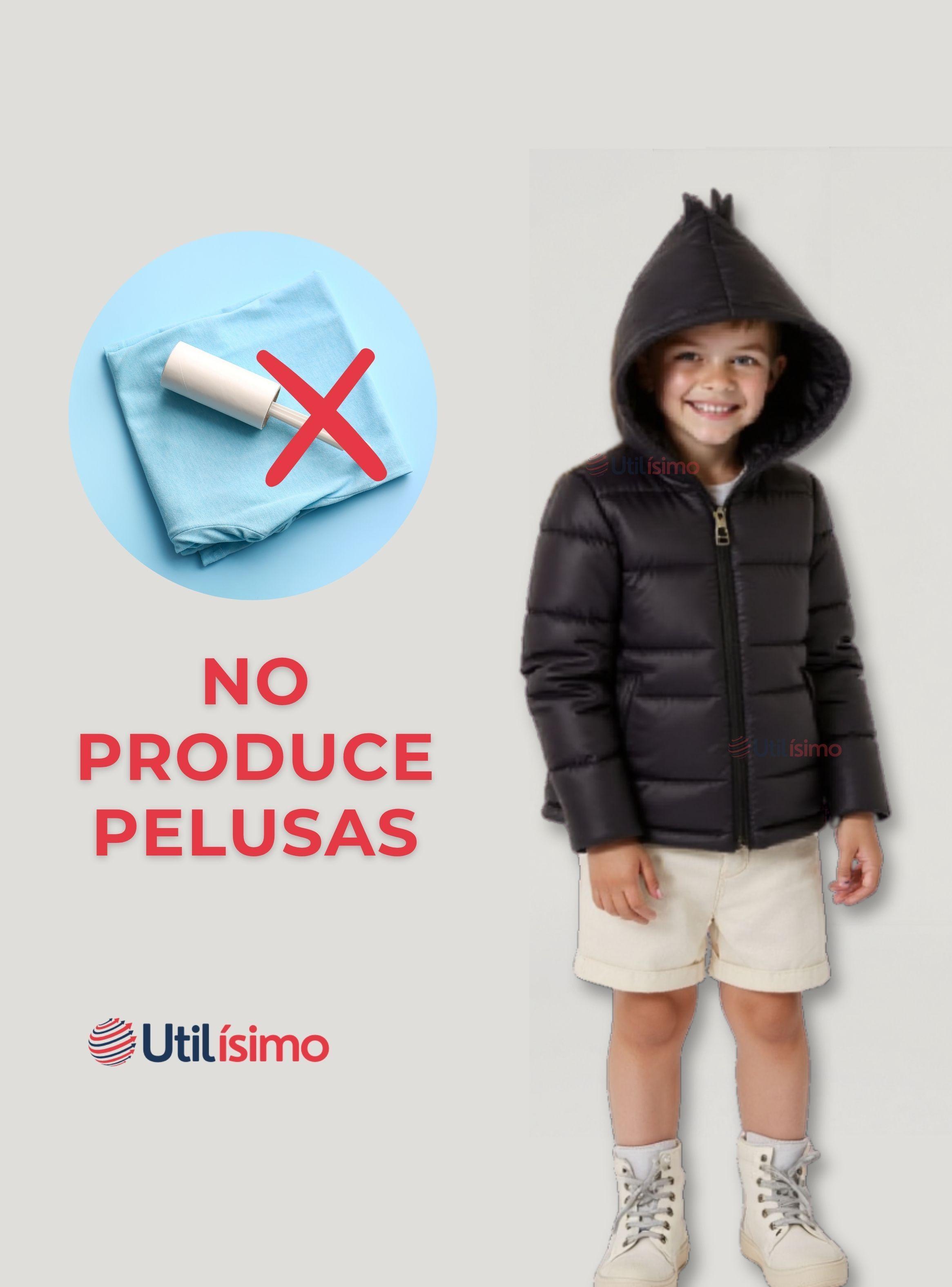 Parka Dinosaurio Con Capucha  Niño Manga Larga Negro-4