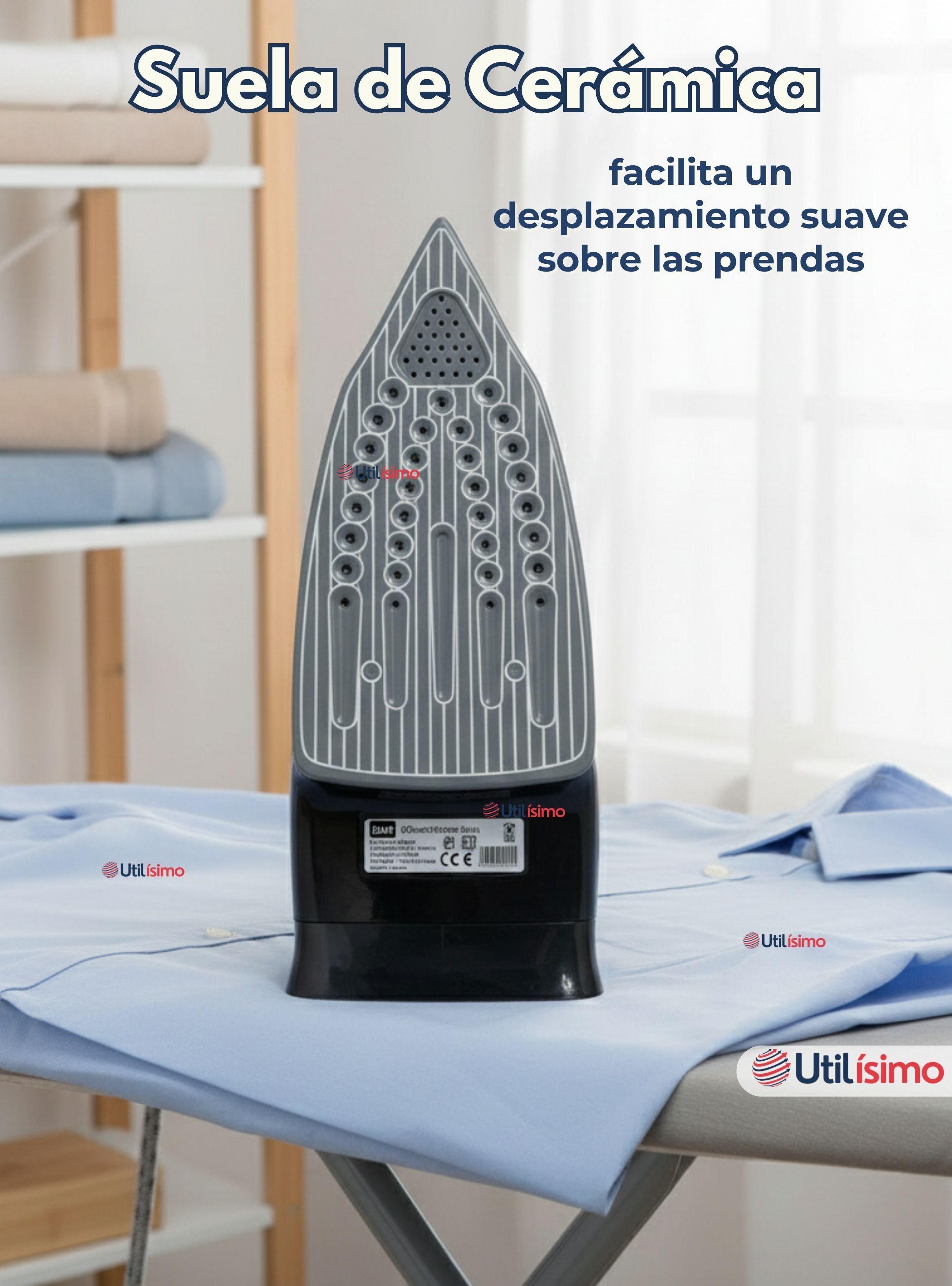 Plancha A Vapor con Base de Ceramica RAF  Potencia 2200W-2