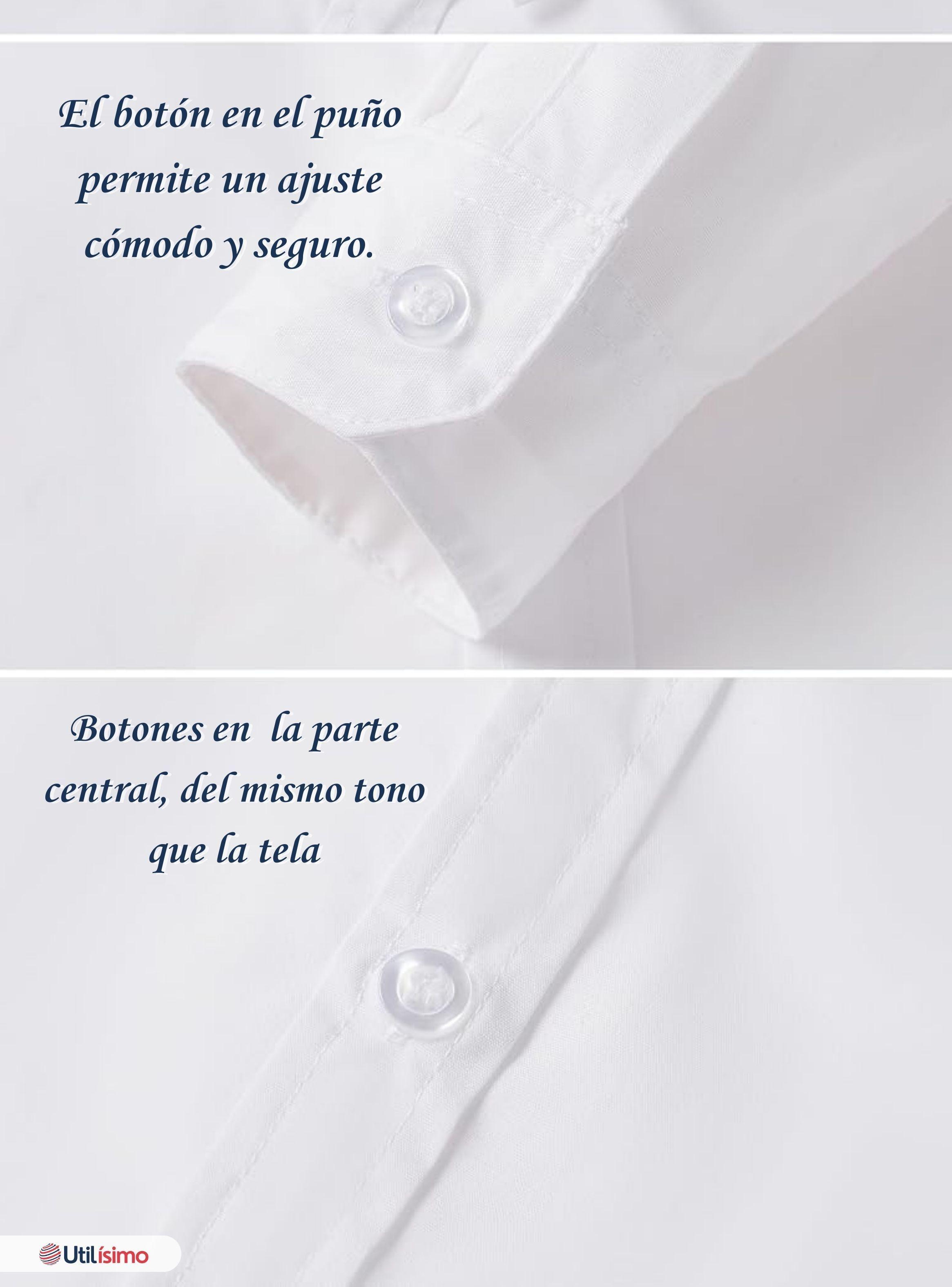 Camisa Escolar Blanca Manga Larga Colegio Niño y Juvenil-7