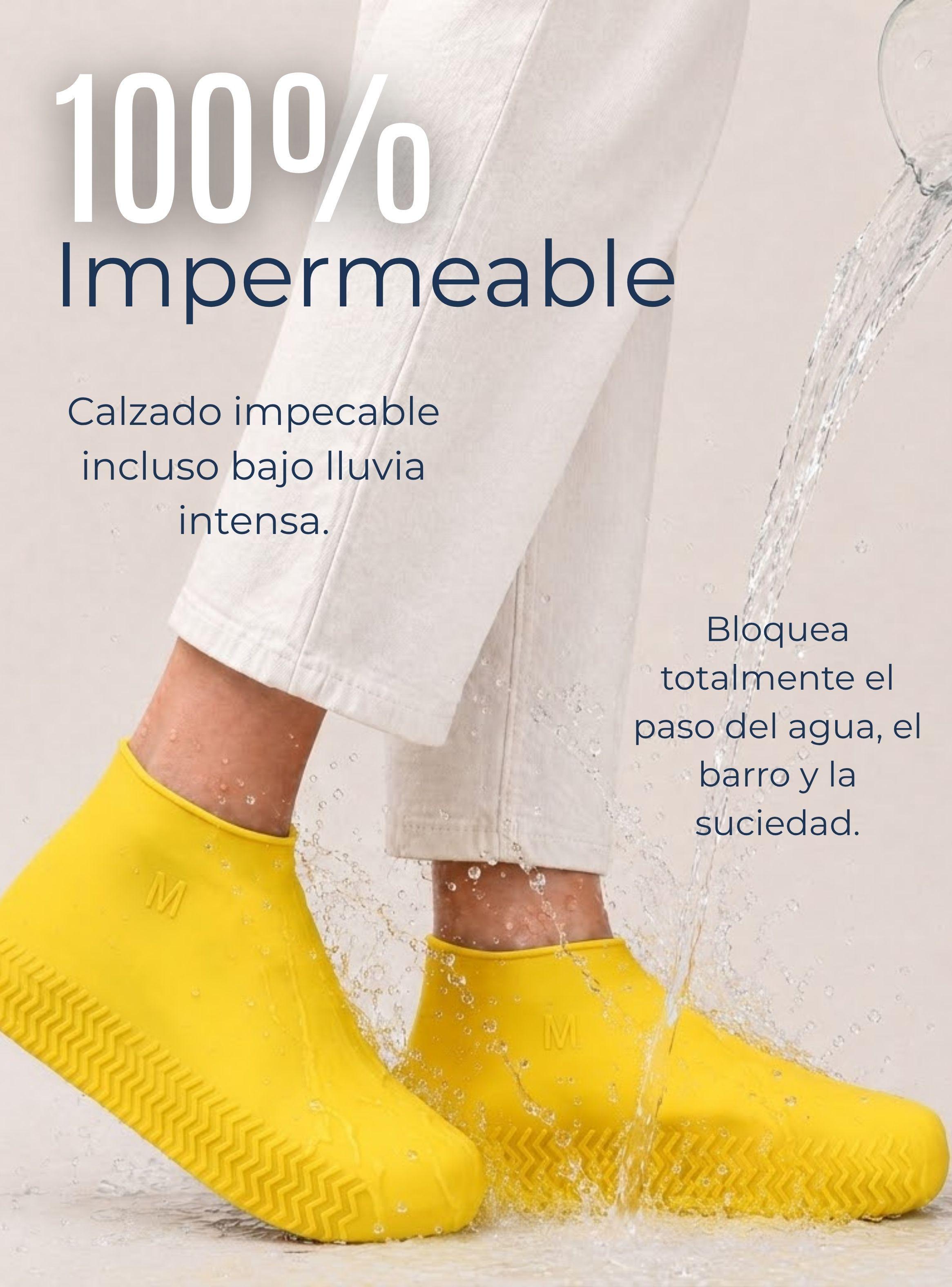 Fundas Cubre Zapatos Amarillo Impermeable Silicona Antideslizante 1 Par Surtidas -7