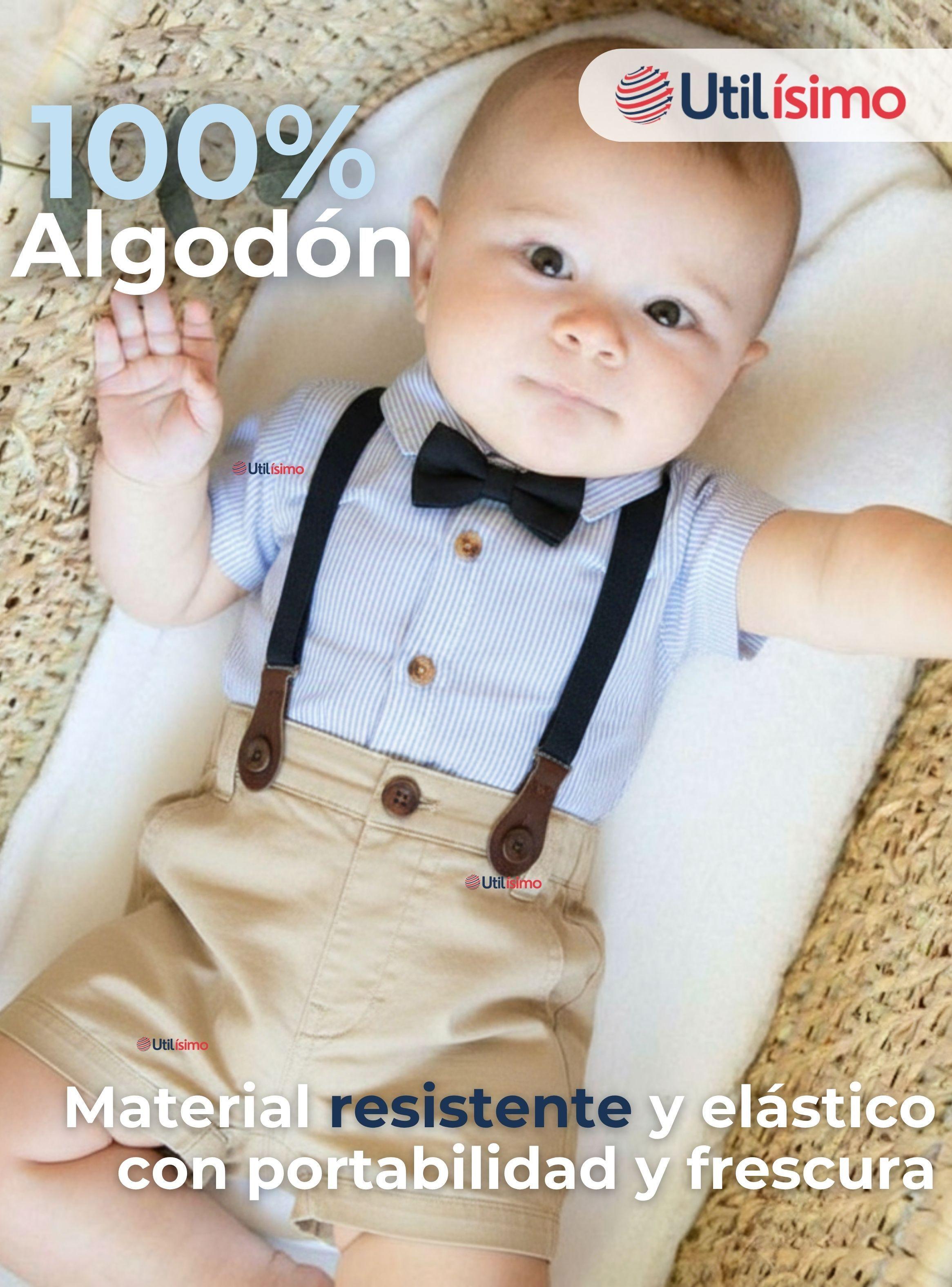 Conjunto de Vestir con Tirantes Camisa y Short Algodón Bebes-2