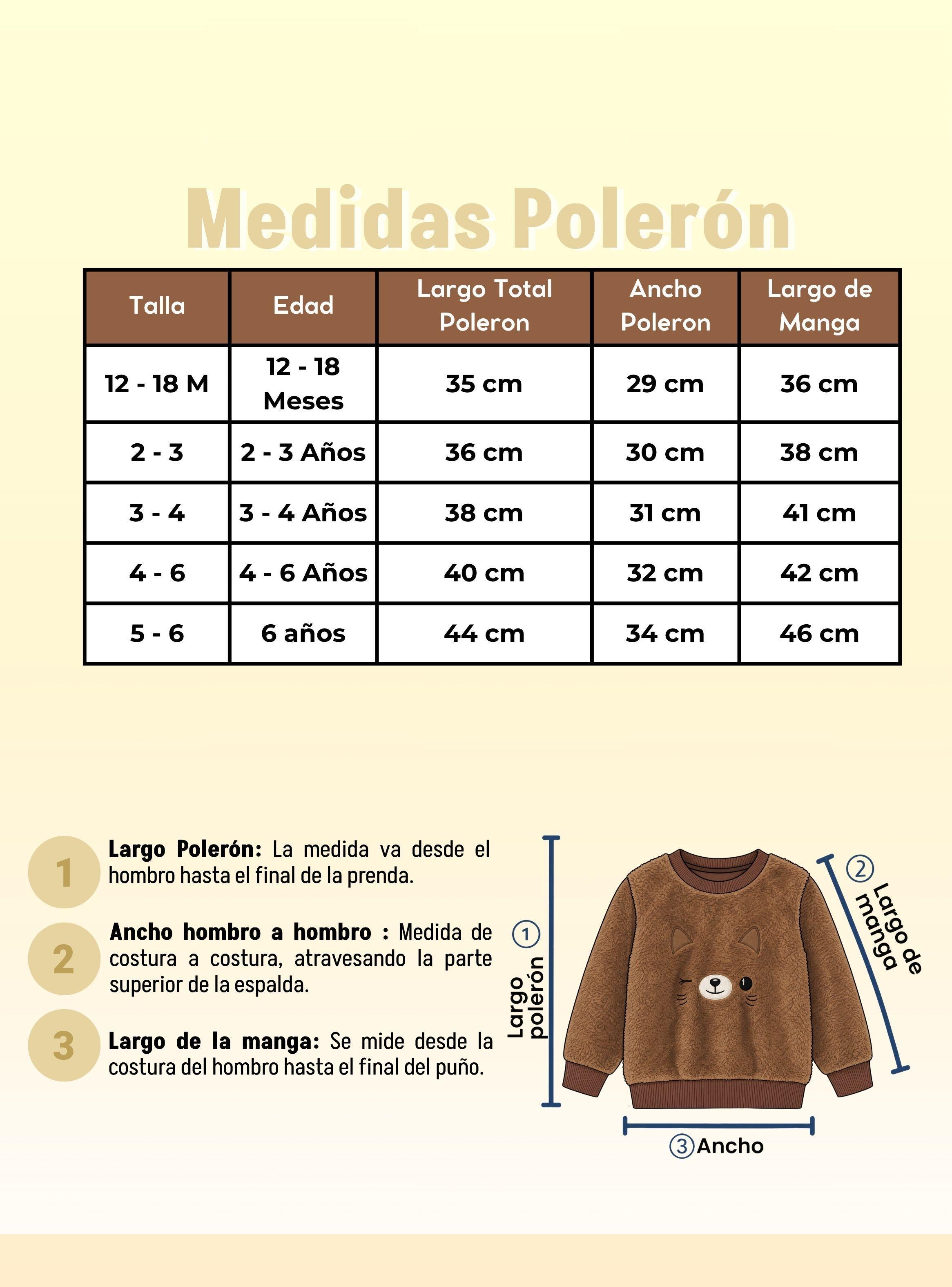 Conjunto 2 Piezas Polerón Buzo Frizado Niña Bebe Corderito Liso Brown Cat-4